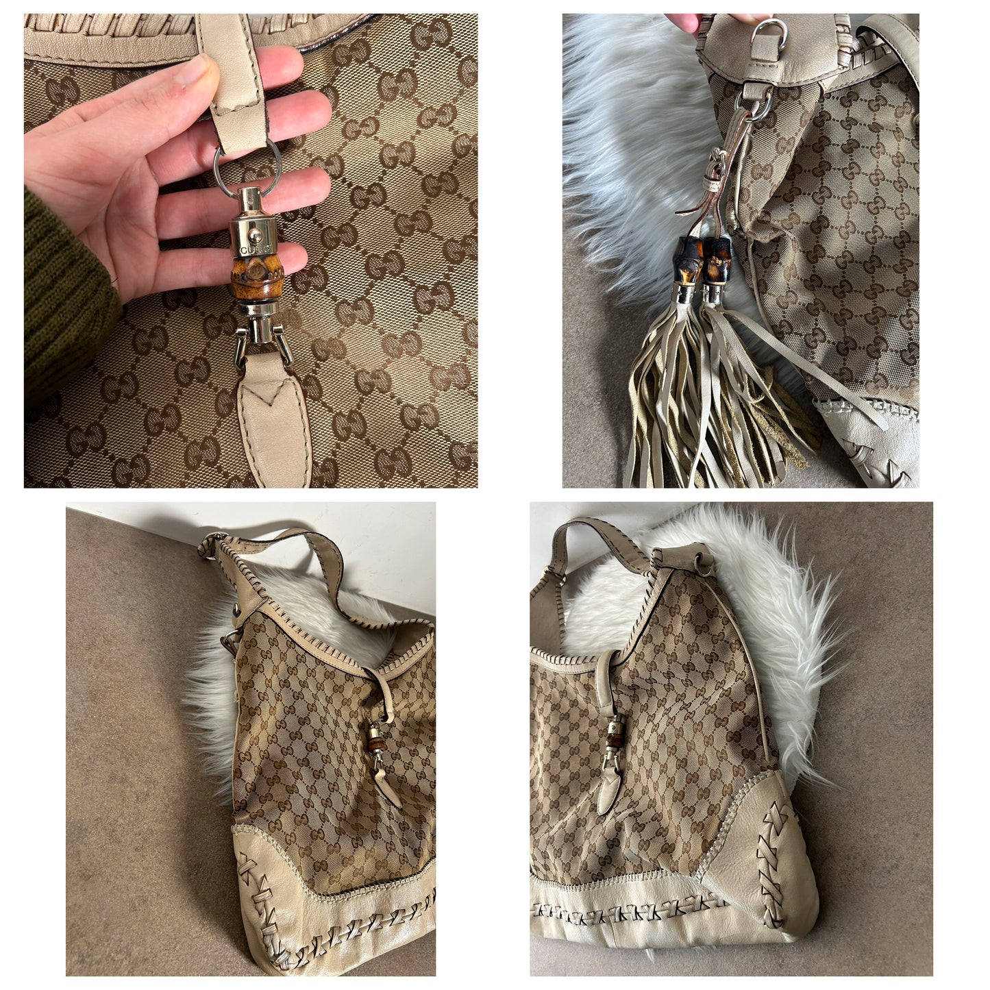 Gucci Jackie tote in monogram