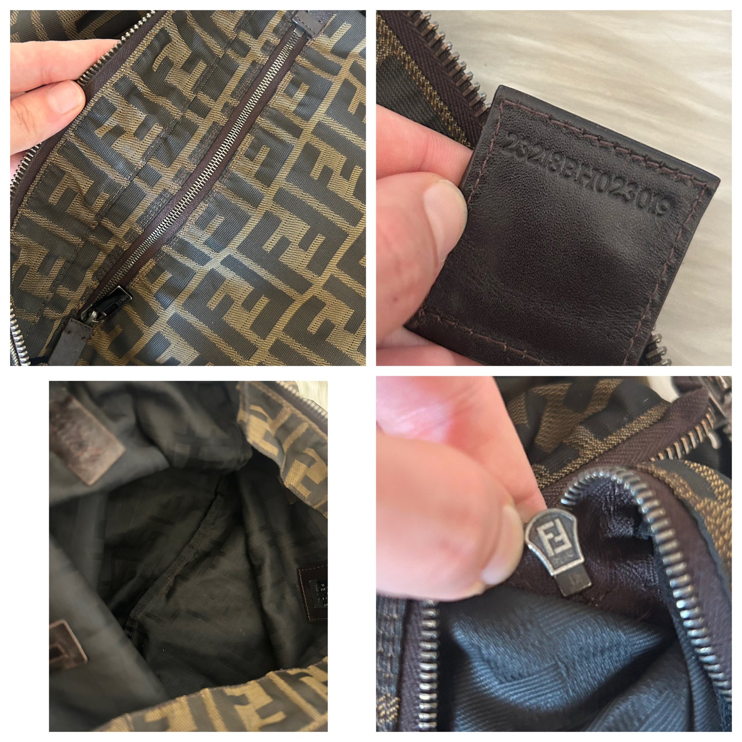 Fendi Roll Bag zucca
