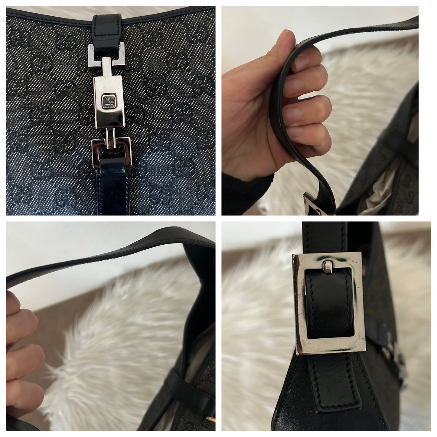 Gucci Jackie vintage medium in denim