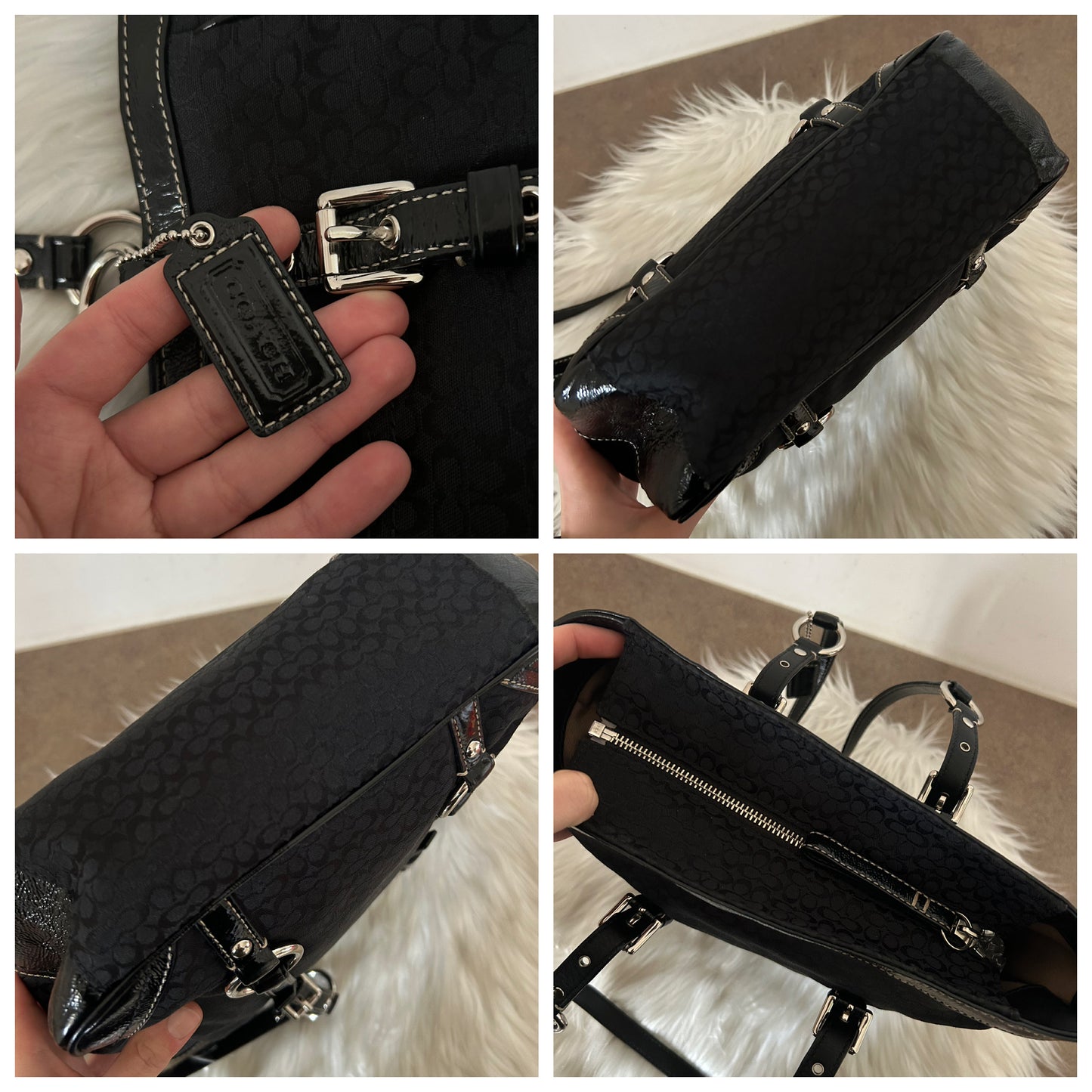 Coach tote bag in monogram