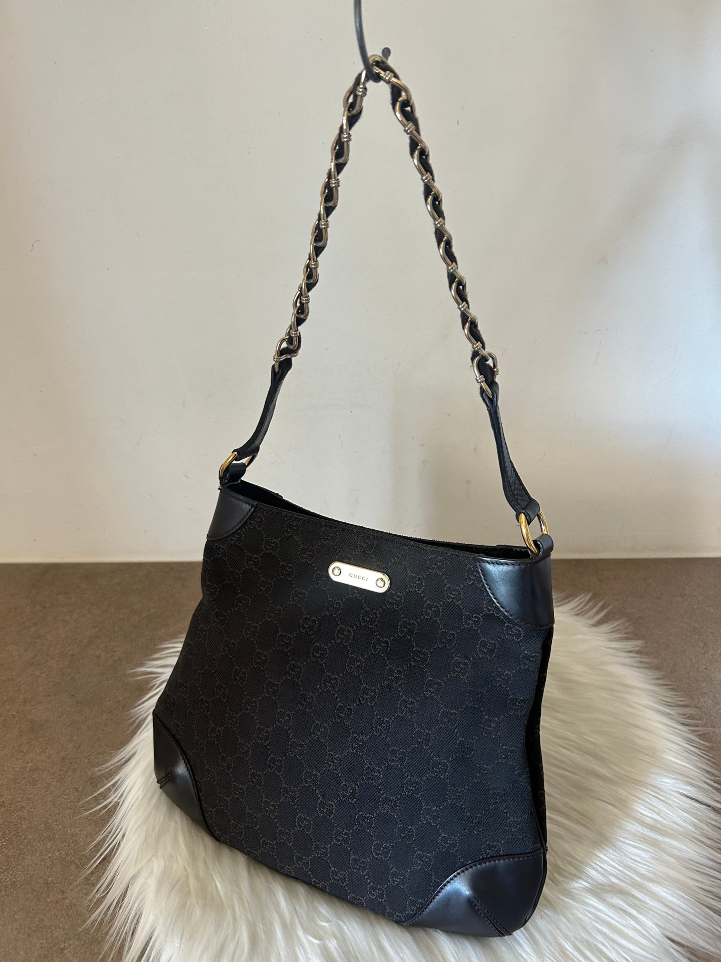 Gucci tote monogram in denim