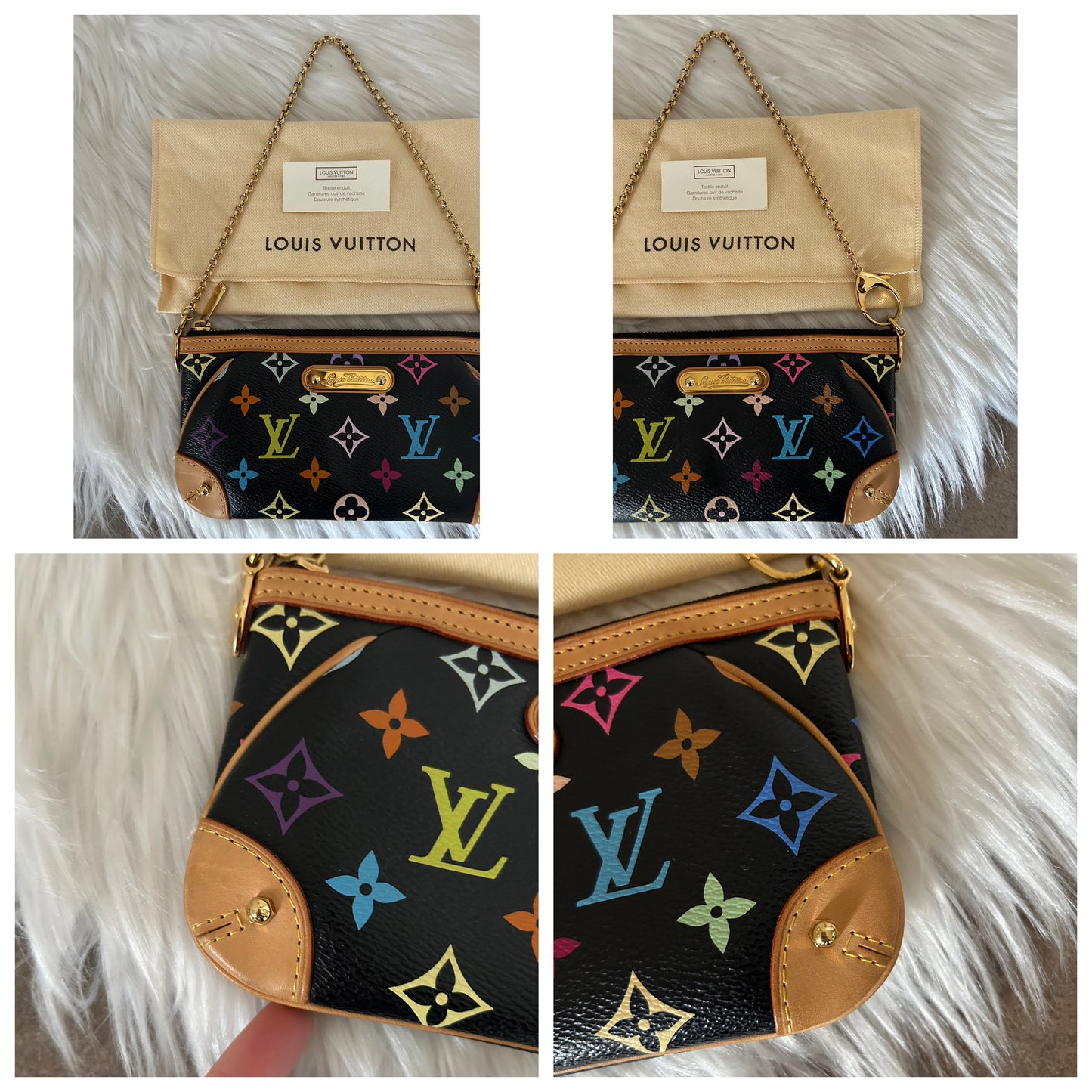 Louis Vuitton x Takashi Murakami pochette vintage