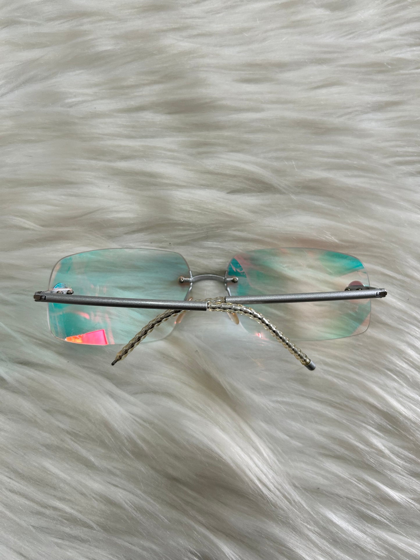 Occhiali da sole Chanel vintage olografici