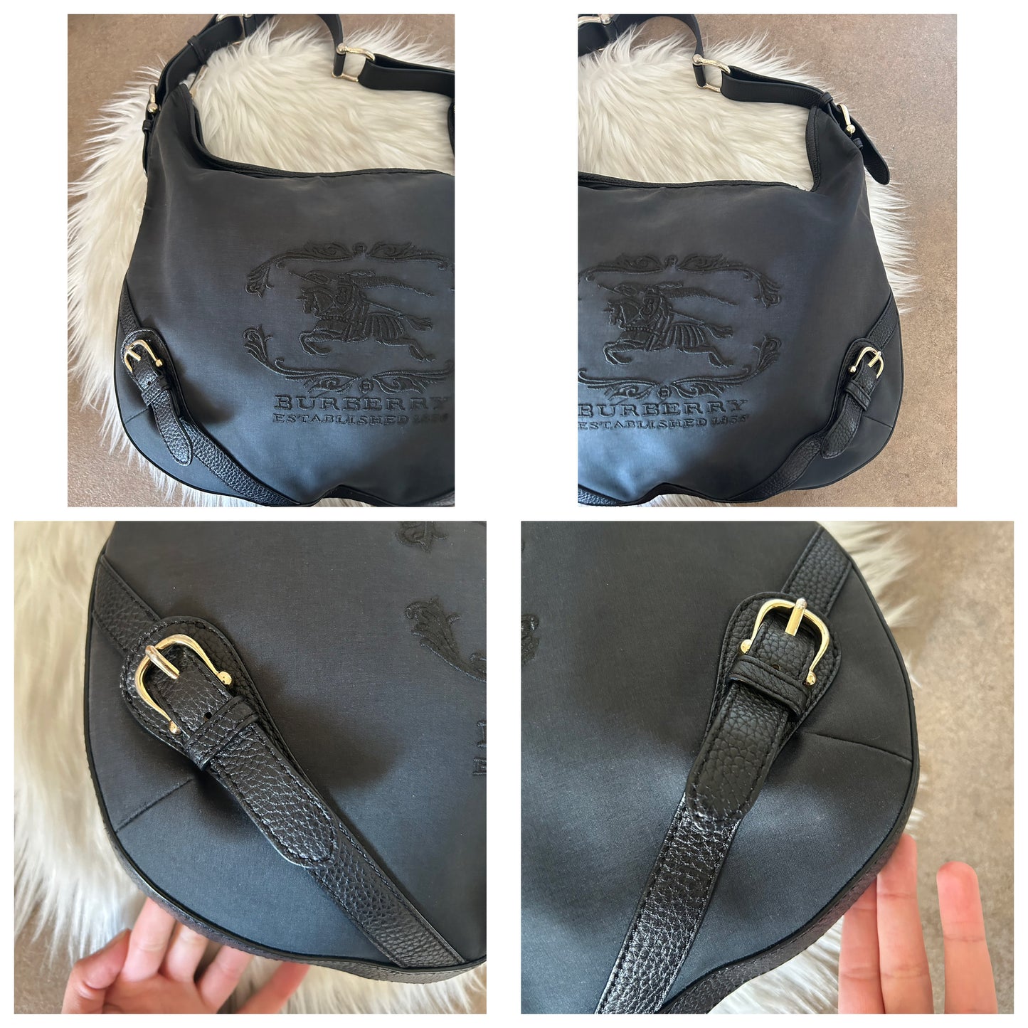 Burberry tote bag logata