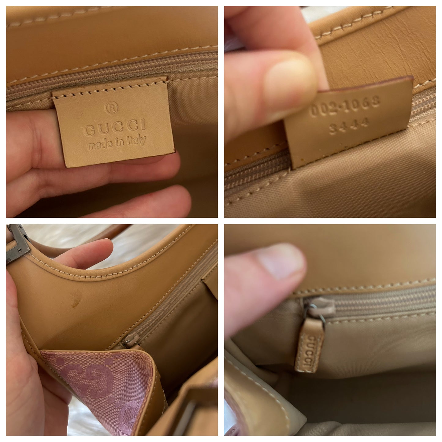 Gucci Jackie rosa monogram