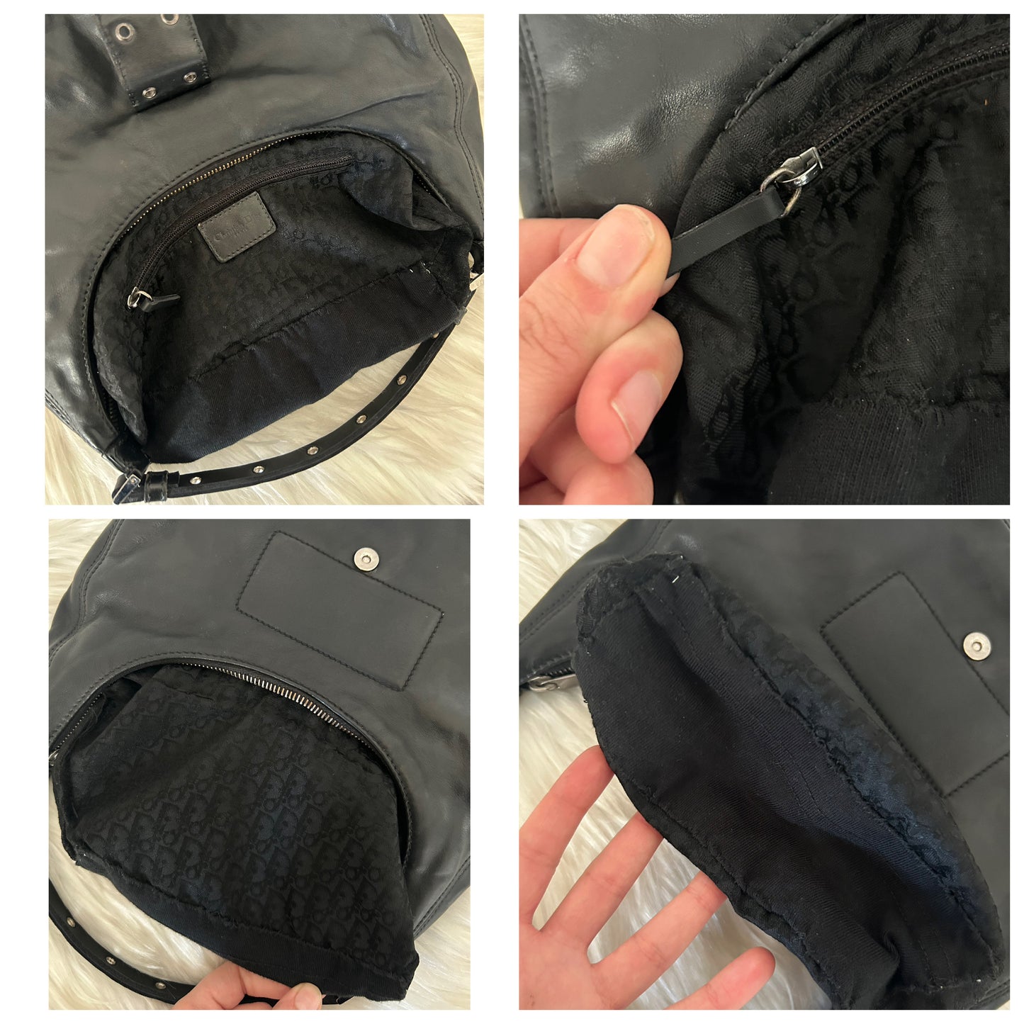 Dior Street Chic in pelle nera