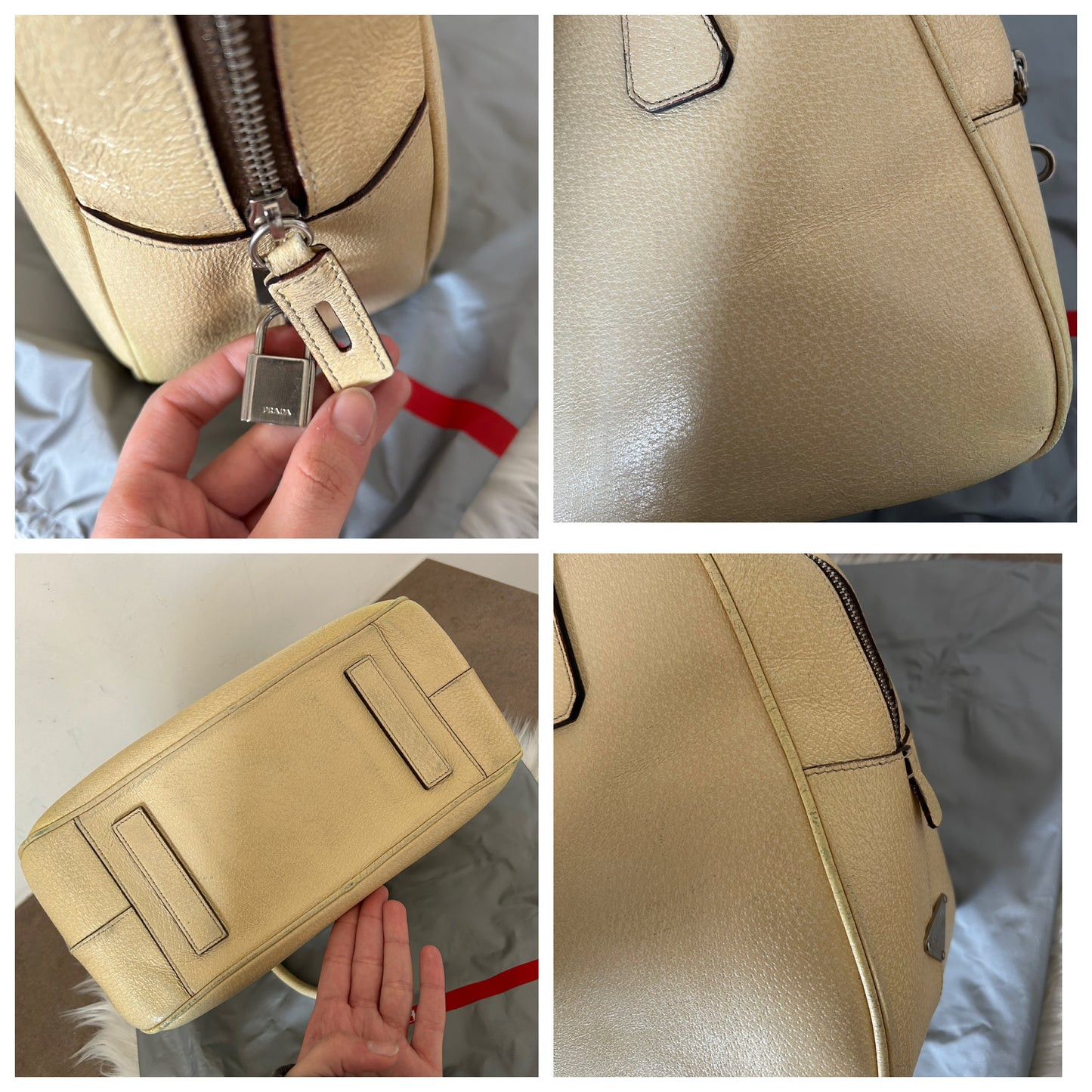 Prada Work crema vintage