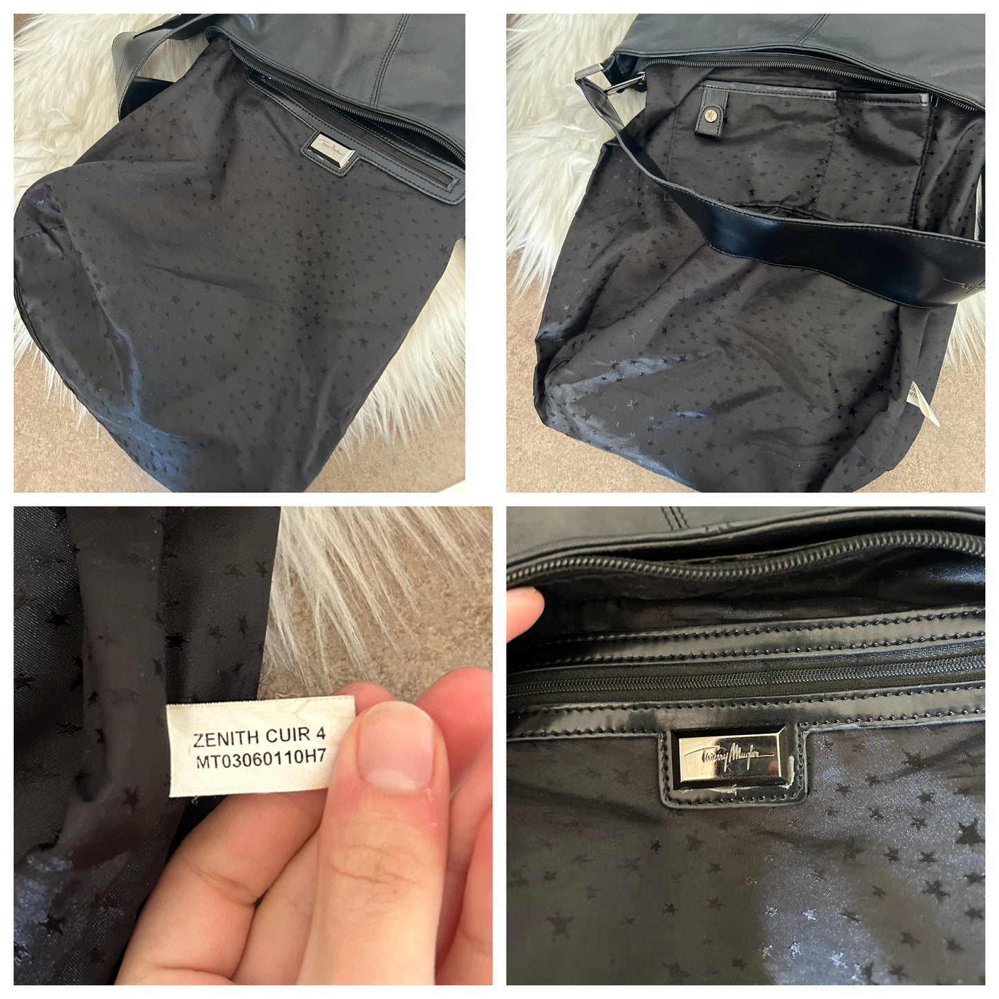 Thierry Mugler tote con portafoglio