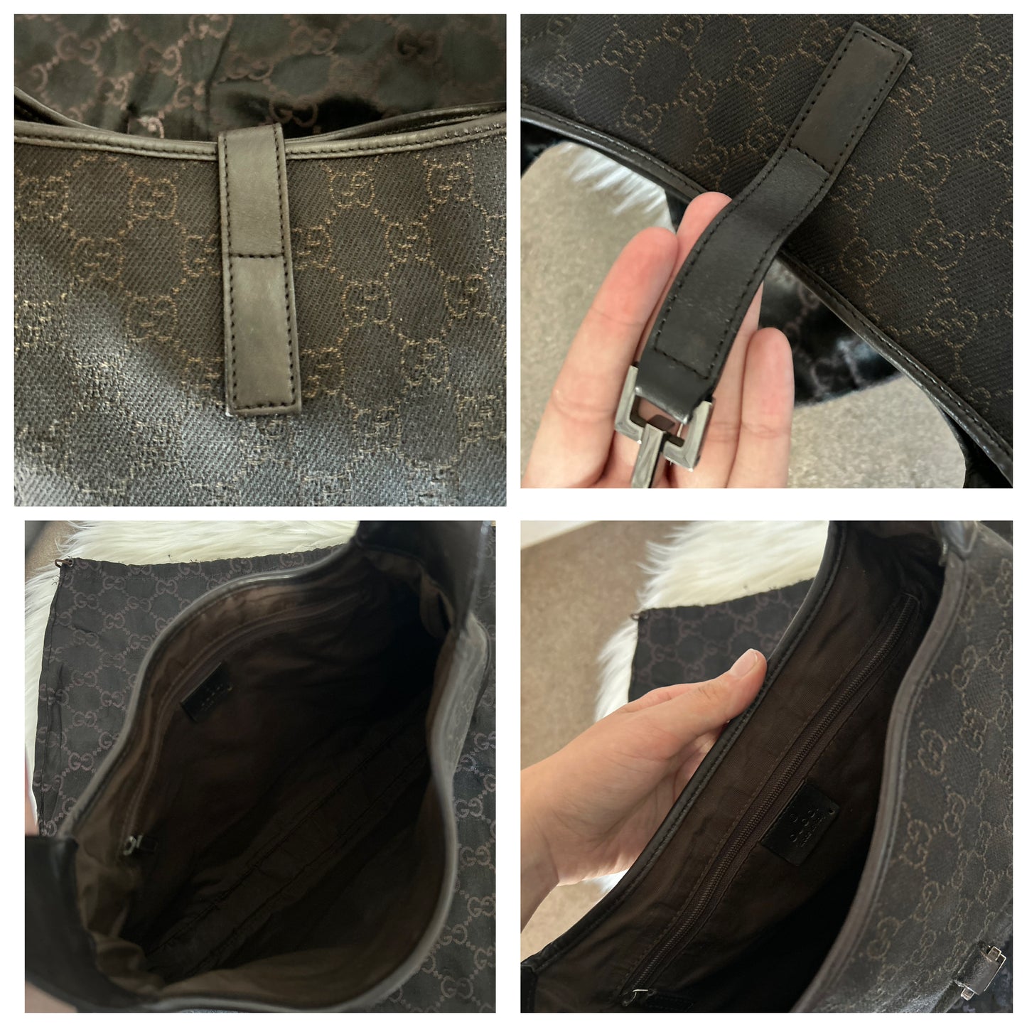 Gucci Jackie vintage grande con dust bag
