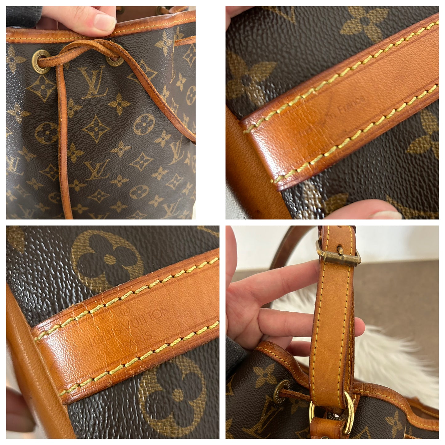 Secchiello Noé Louis Vuitton in monogram vintage