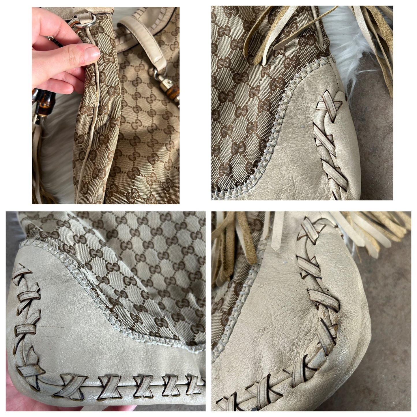 Gucci Jackie tote in monogram