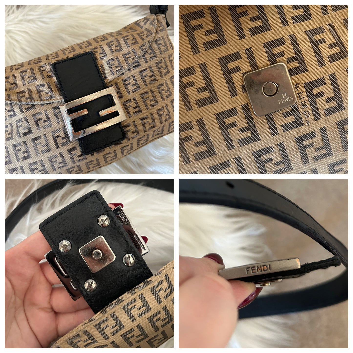 Fendi Baguette monogram zucchino