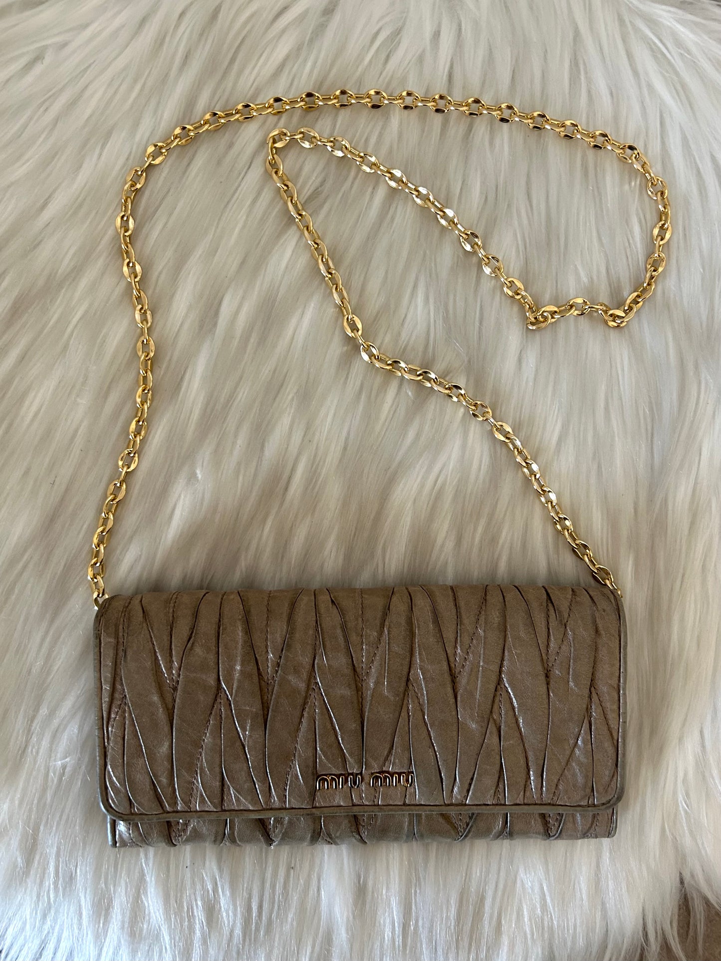 Miu Miu Woc in pelle