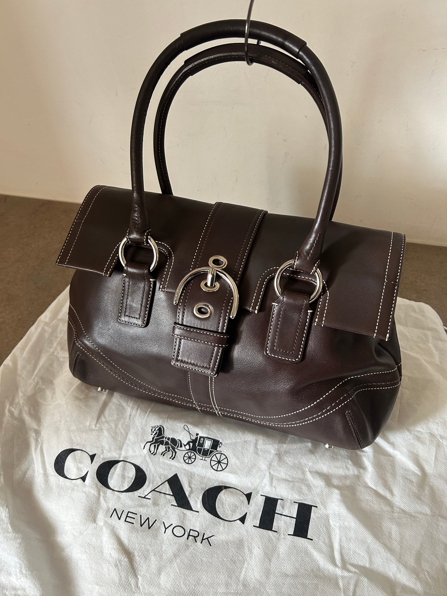 Coach Signature Sufflette tote bag vintage