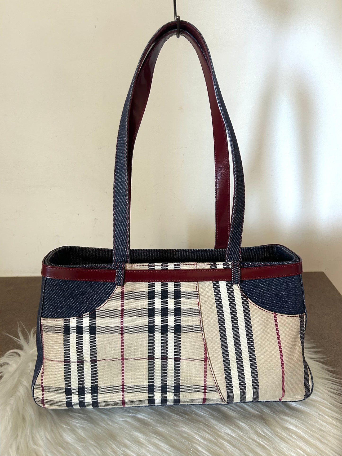 Burberry tote in denim - edizione limitata