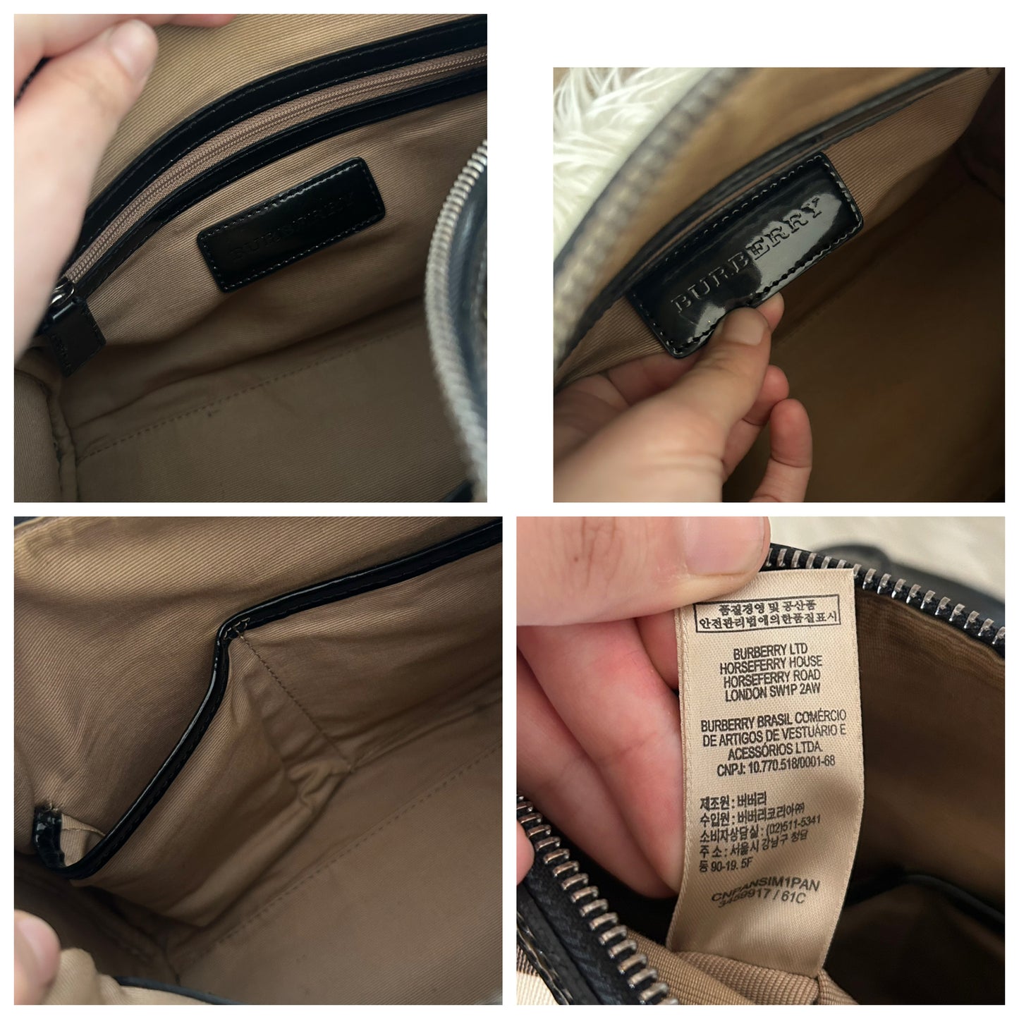 Burberry Bauletto Check misura media