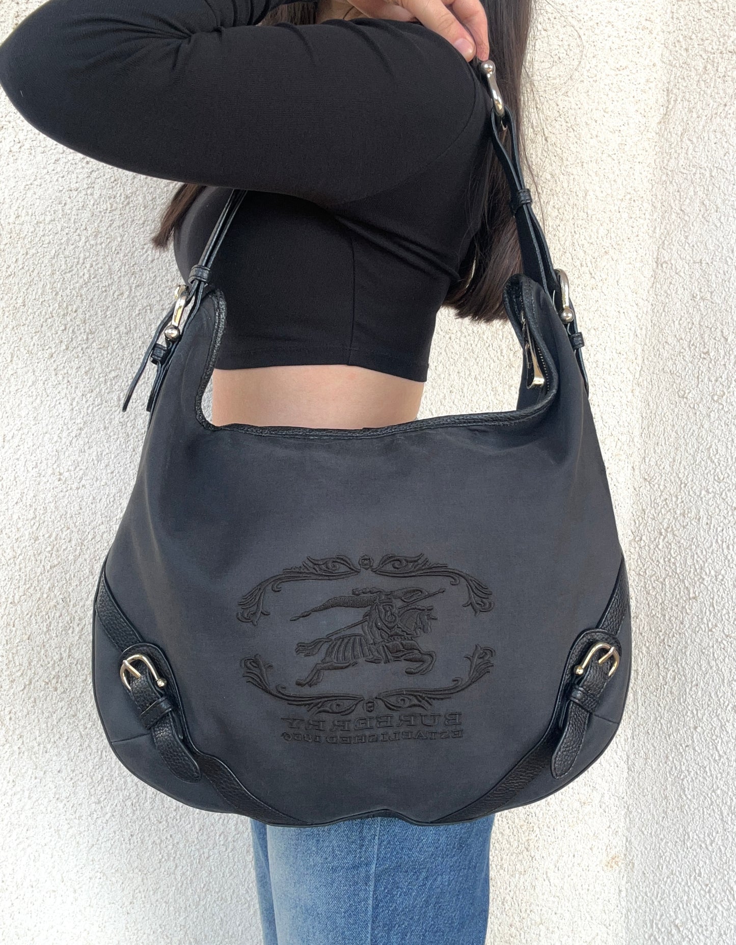 Burberry tote bag logata