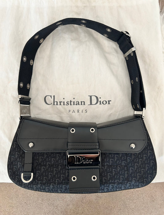Dior Columbus vintage in monogram nera