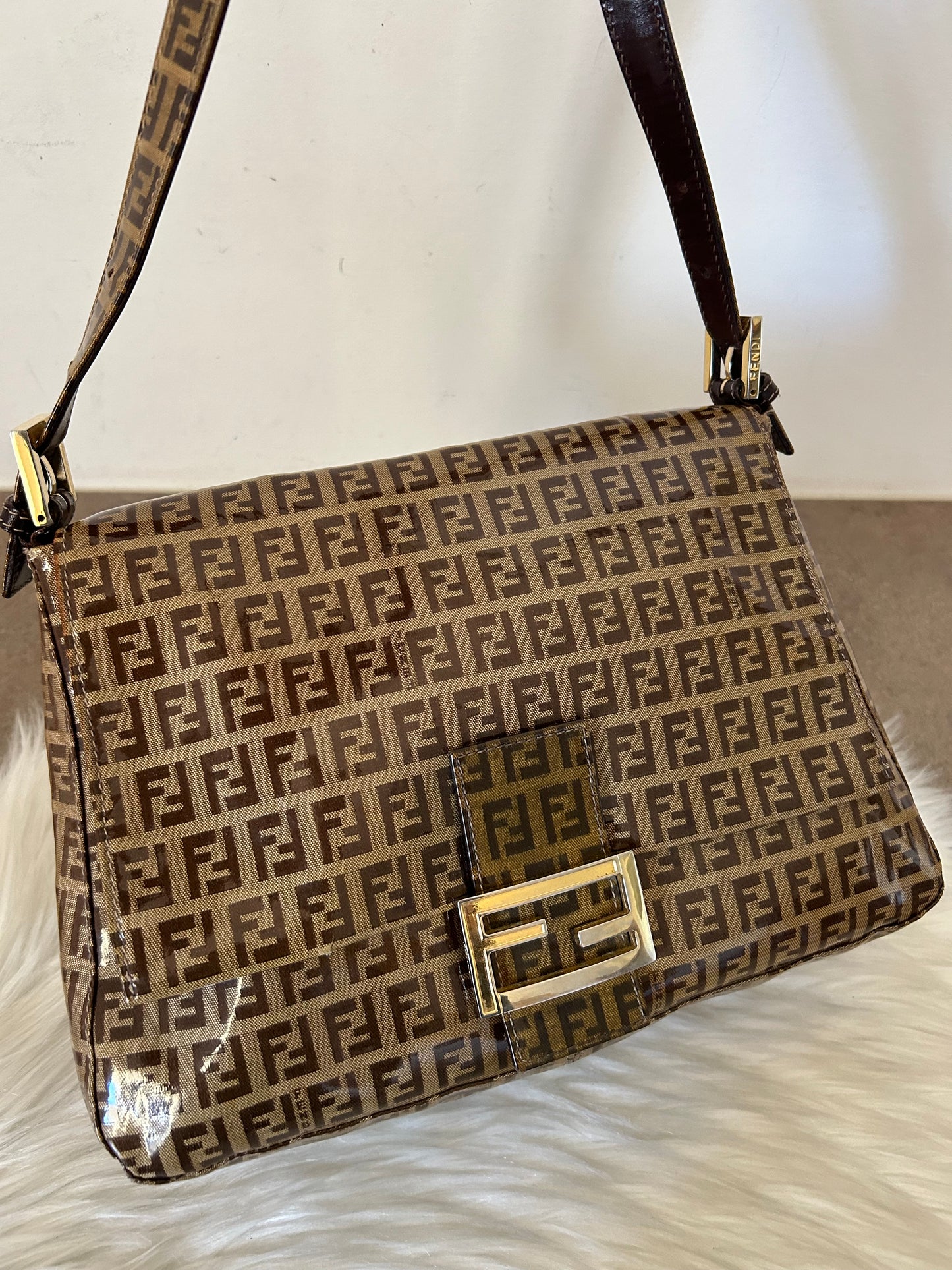 Fendi Mama Baguette monogram zucchino