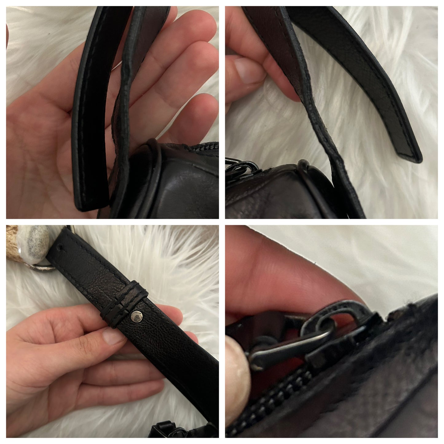 Yves Saint Laurent Mombasa in pelle nera