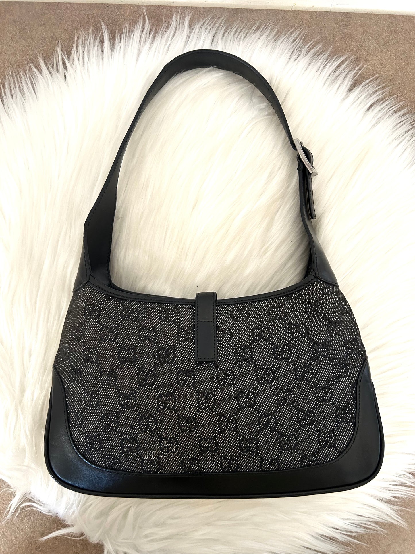 Gucci Jackie vintage mini in denim