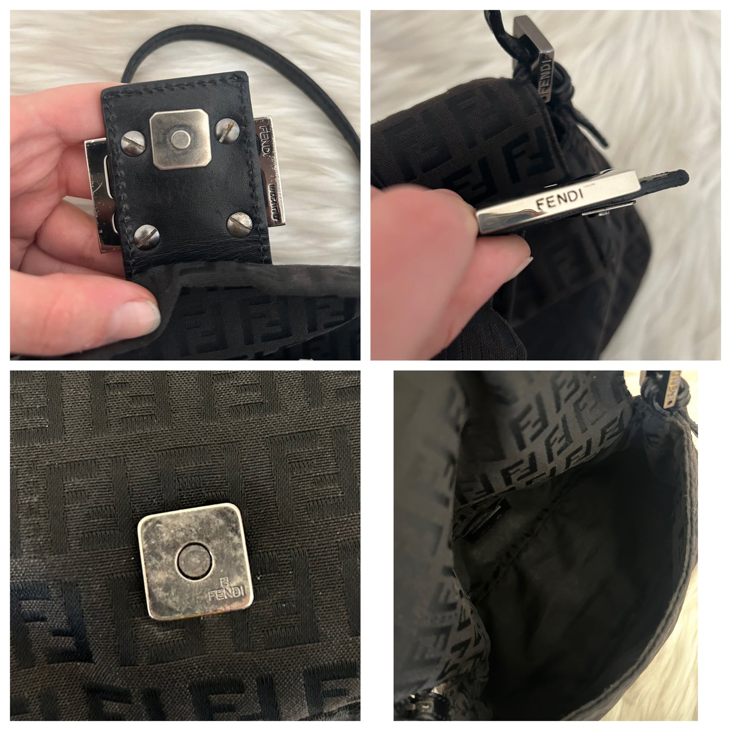 Fendi Mini Mamma Baguette zucchino