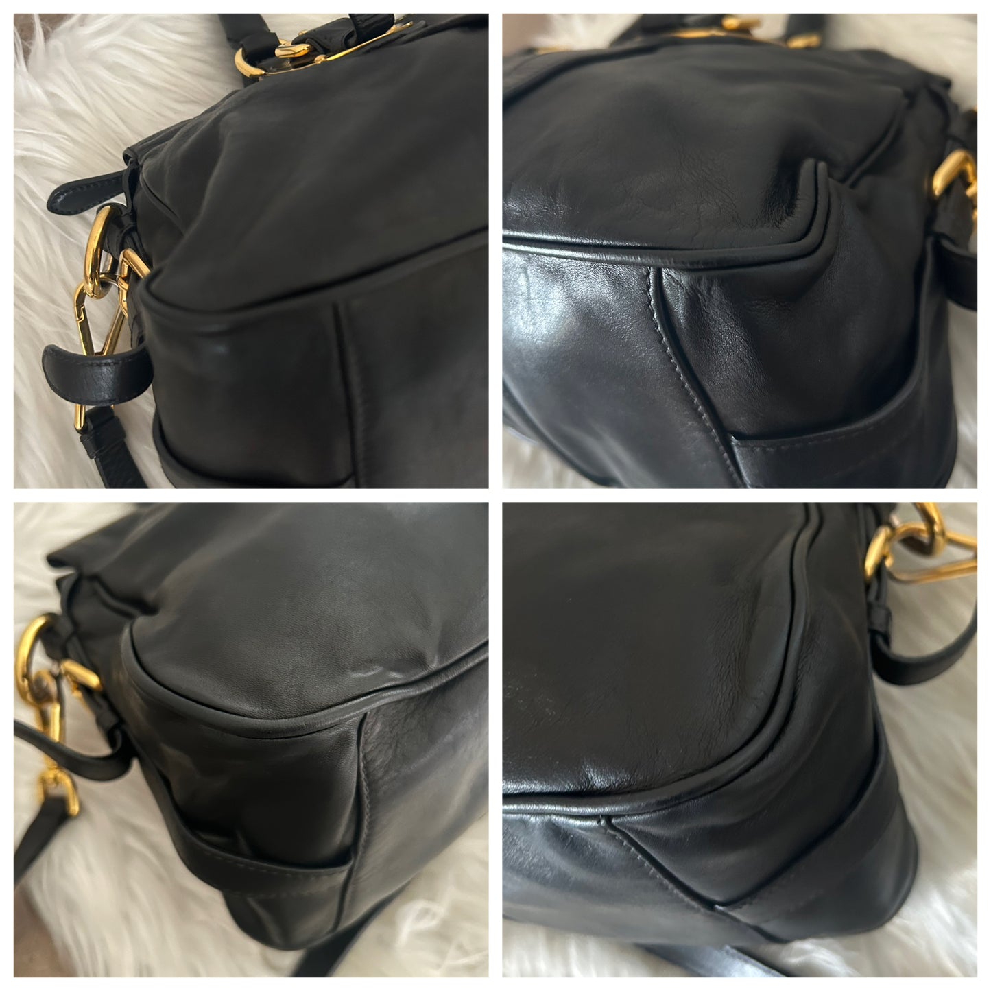 Prada tote in pelle nera