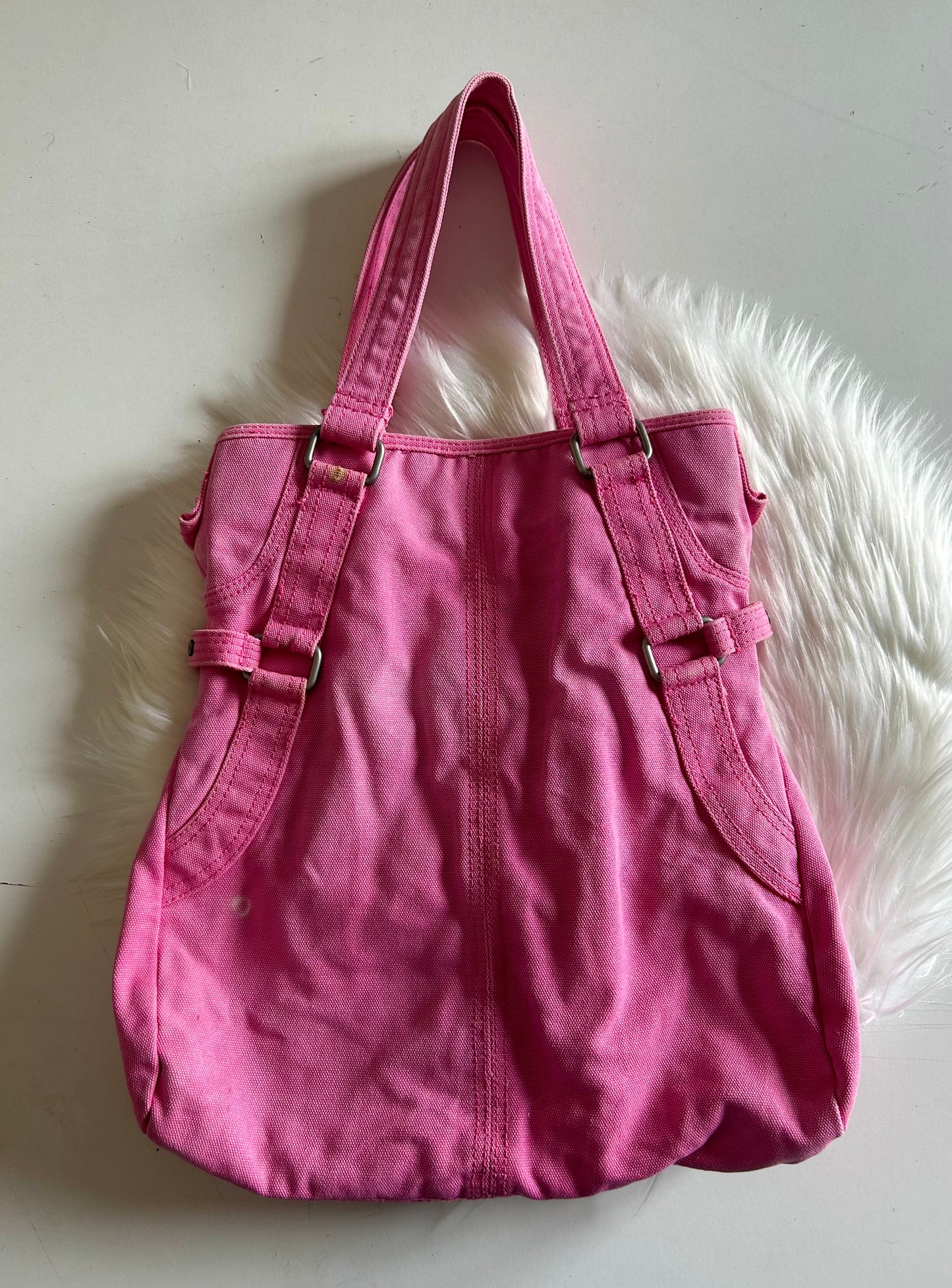 Tote Diesel tote in denim rosa vintage