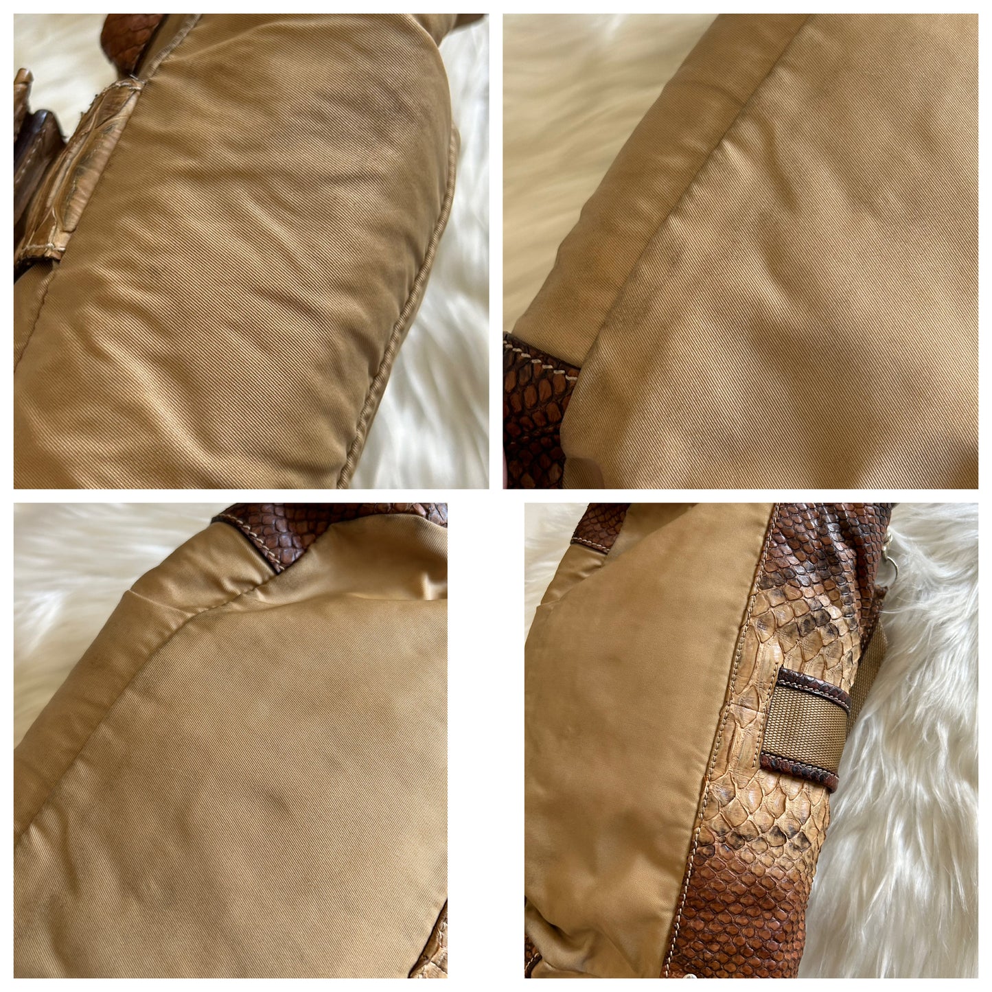 Borsa Prada in vero pitone