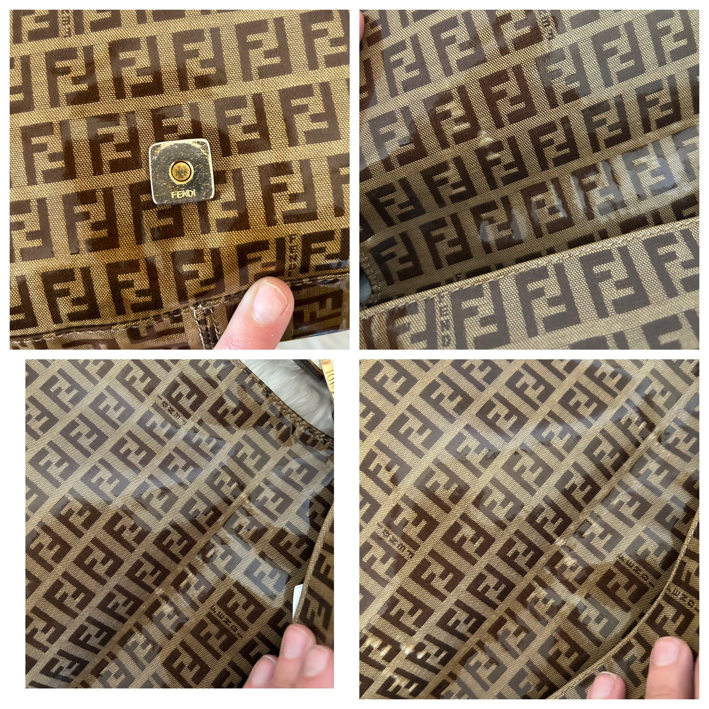 Fendi Mama Baguette monogram zucchino