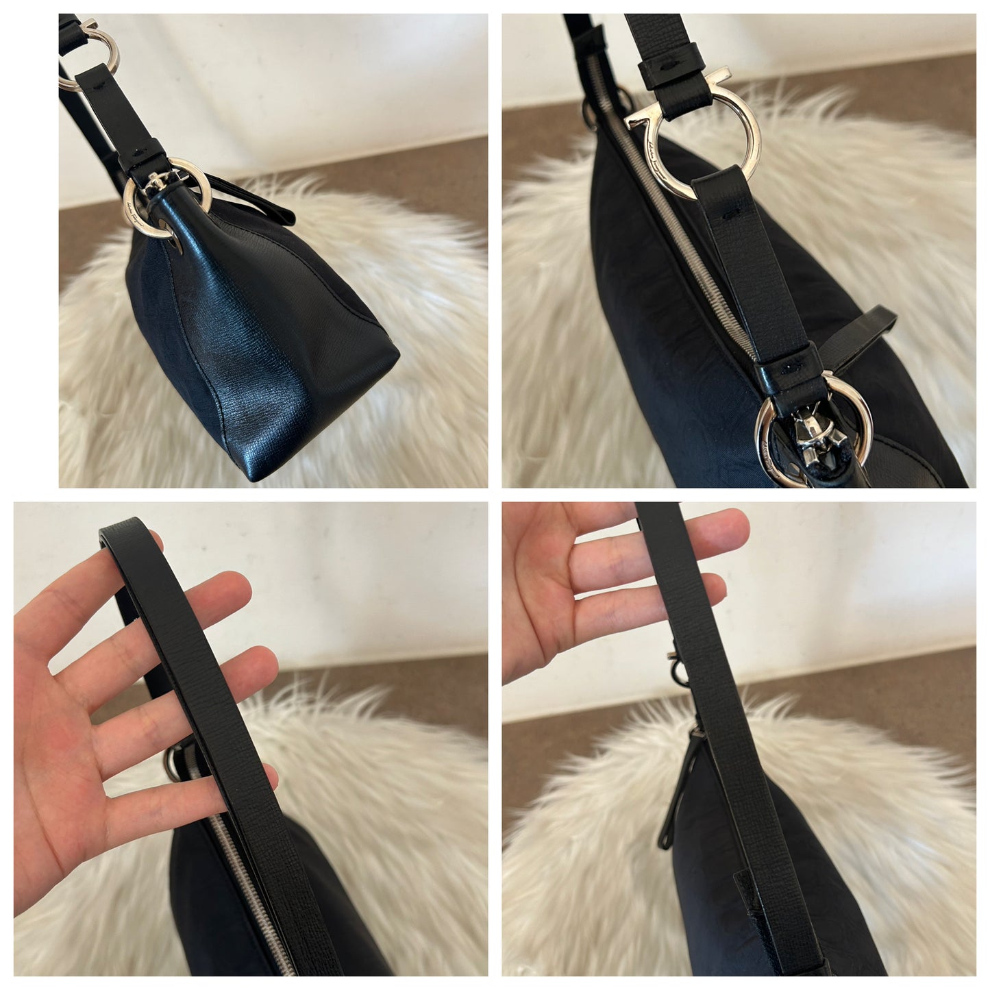 Baguette Salvatore Ferragamo in monogram
