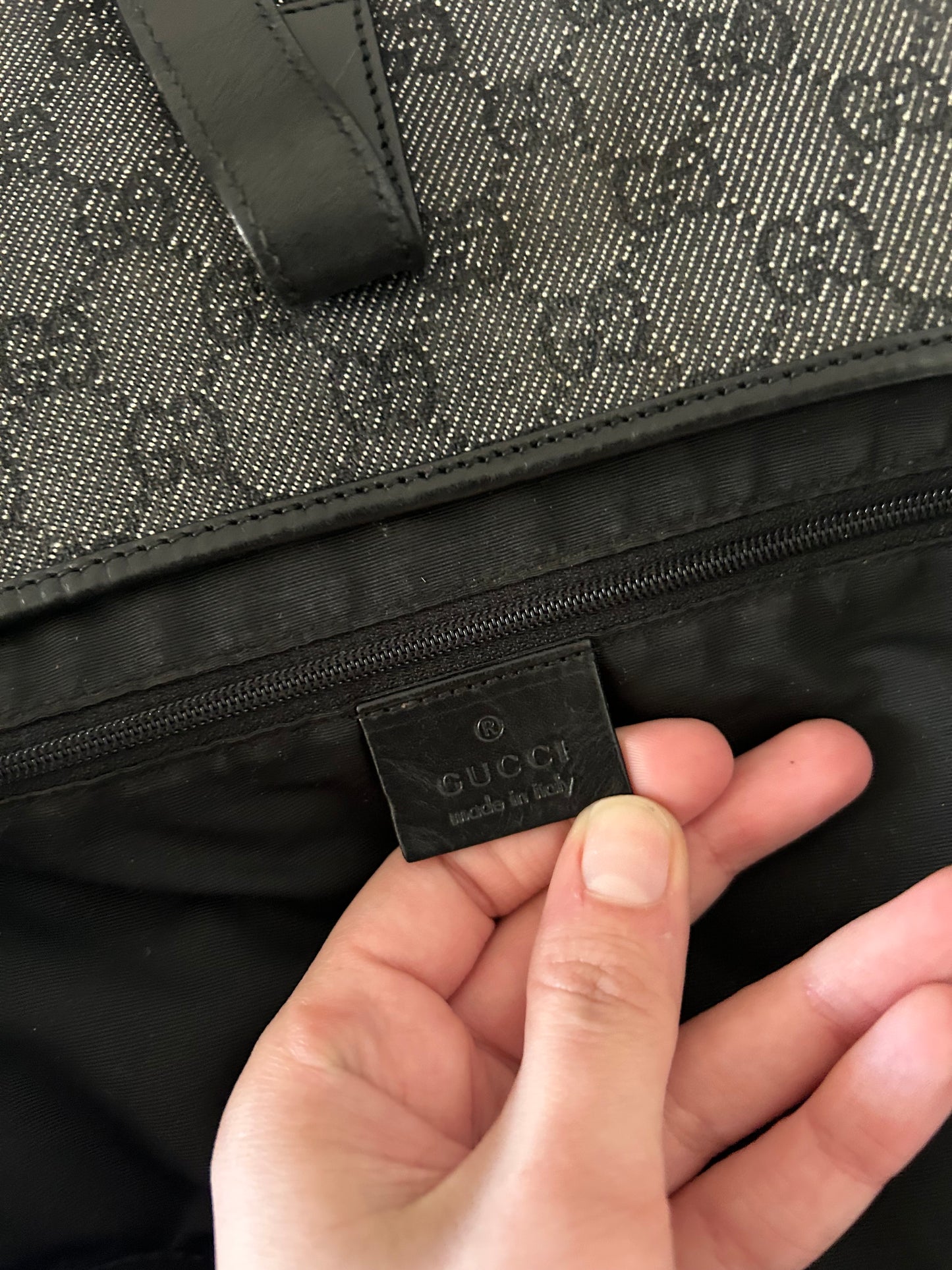 Gucci Jackie vintage medium in denim