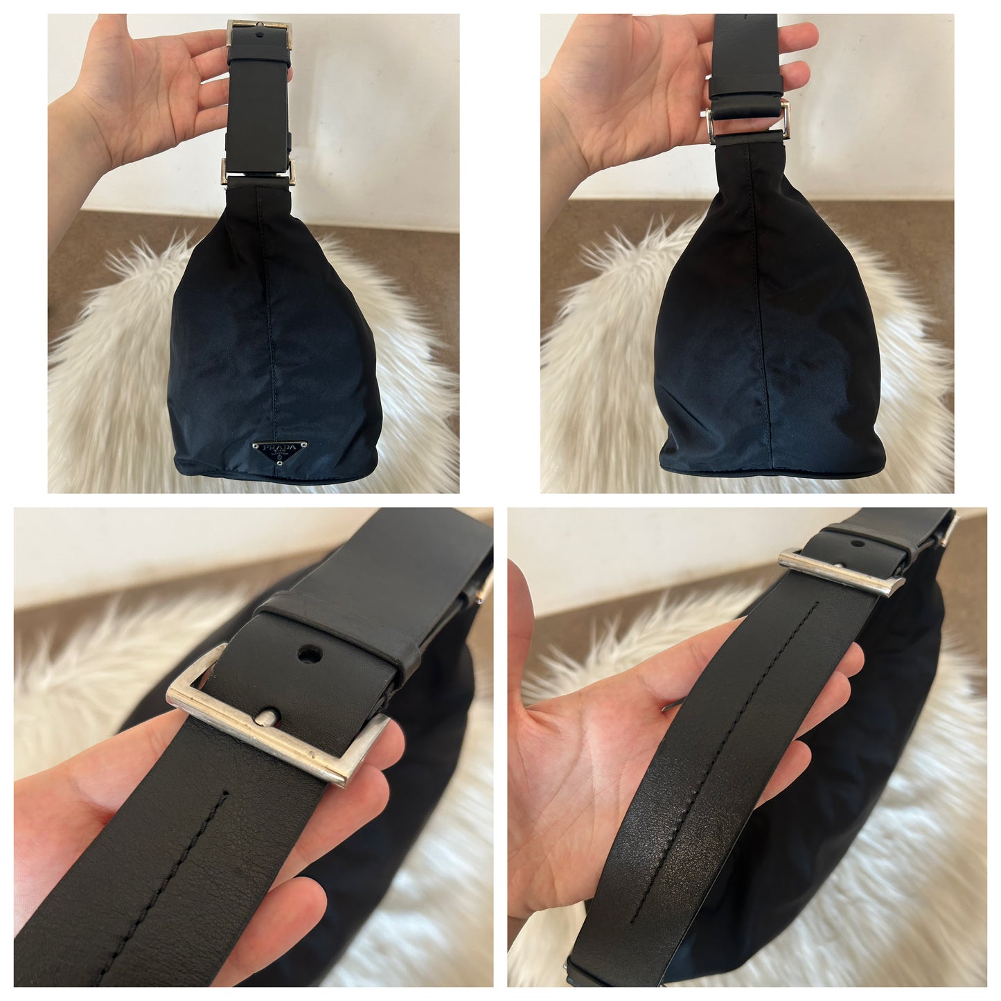 Prada baguette nera