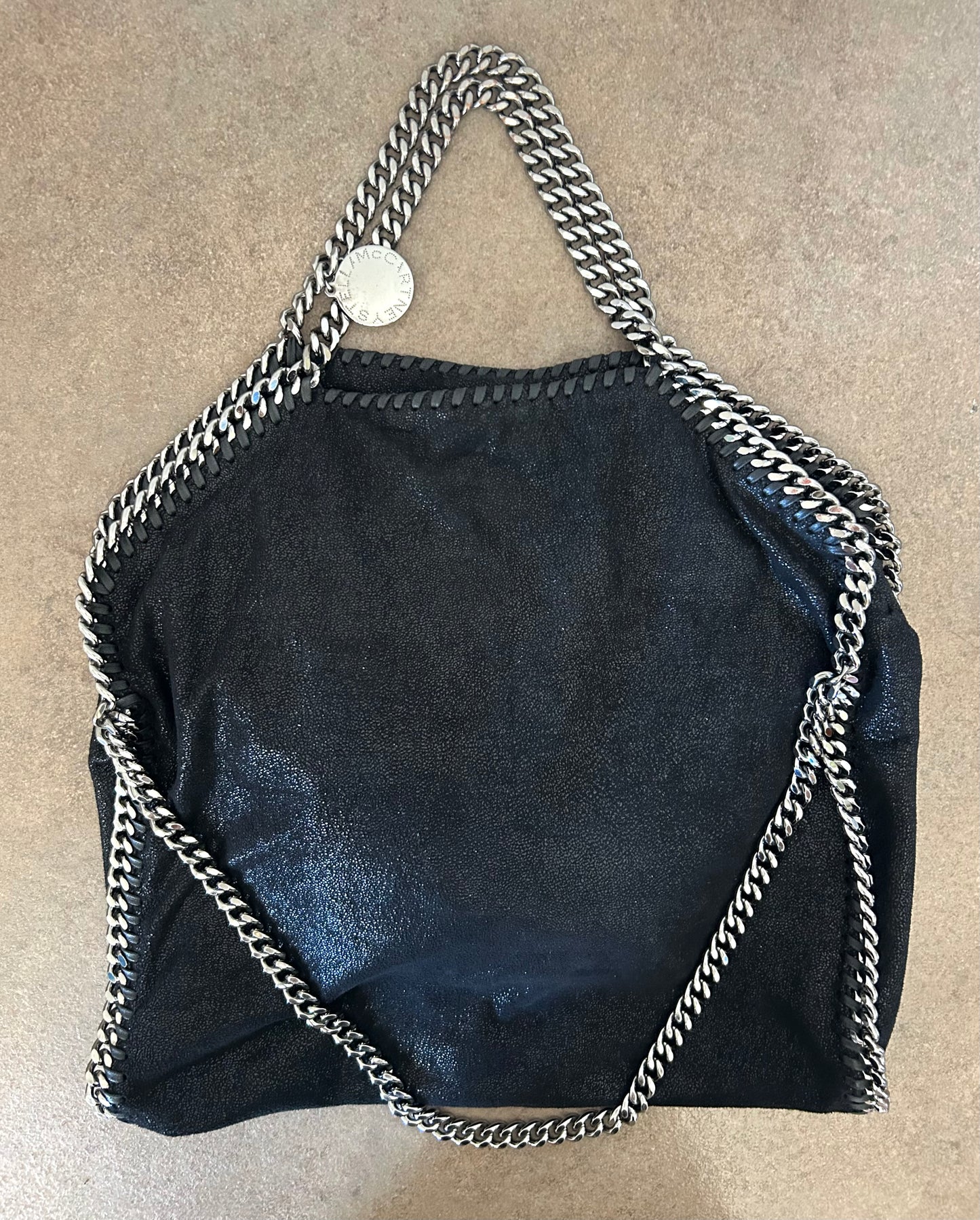 Falabella Stella McCartney nera a tre catene