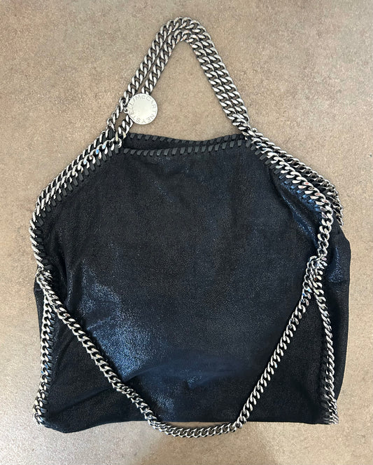 Falabella Stella McCartney nera a tre catene