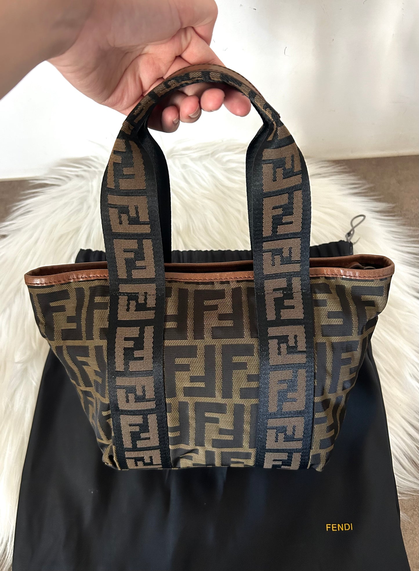 Fendi mini Roll bag zucca
