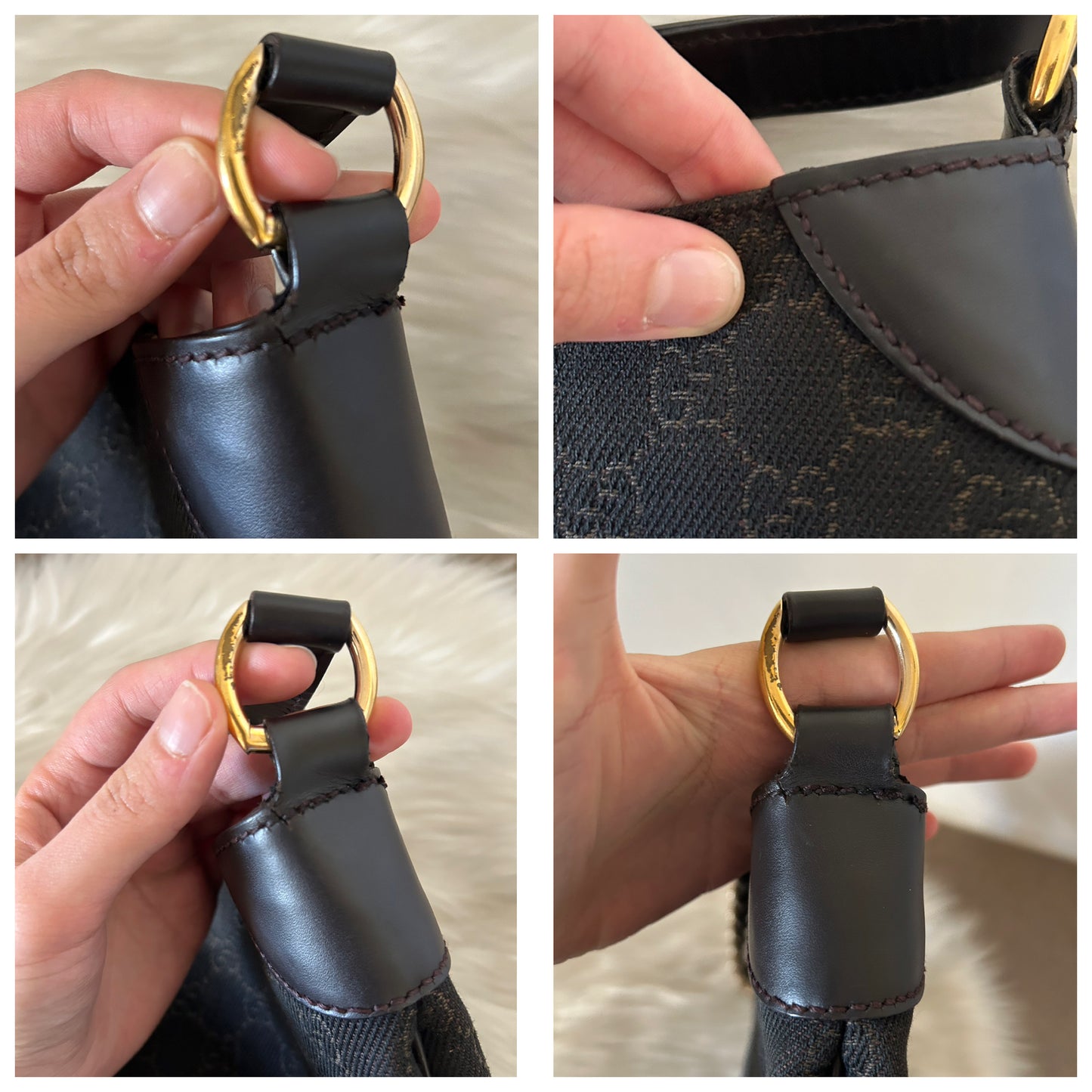 Gucci tote monogram in denim