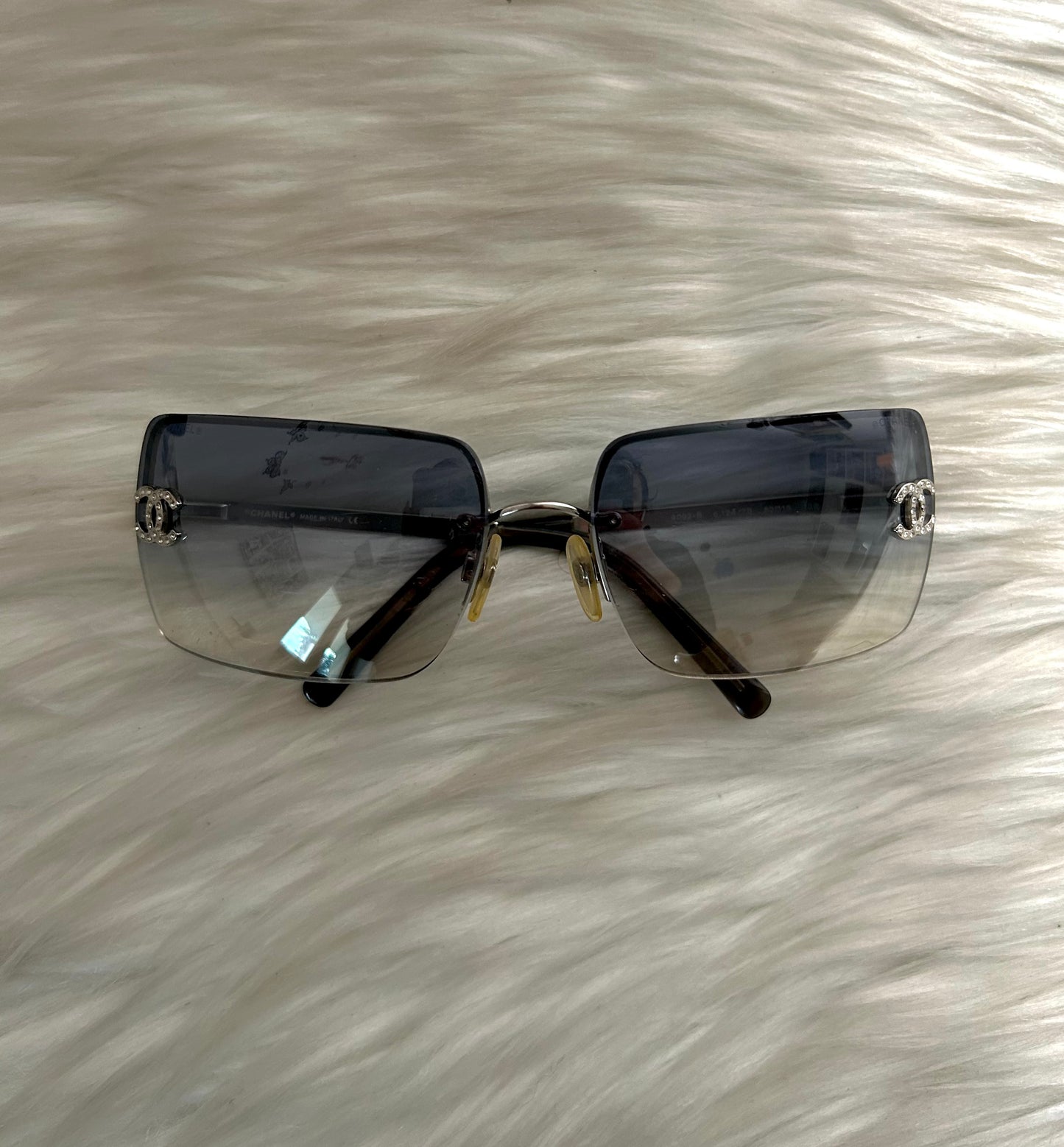 Chanel occhiali da sole con Swarovski vintage full set