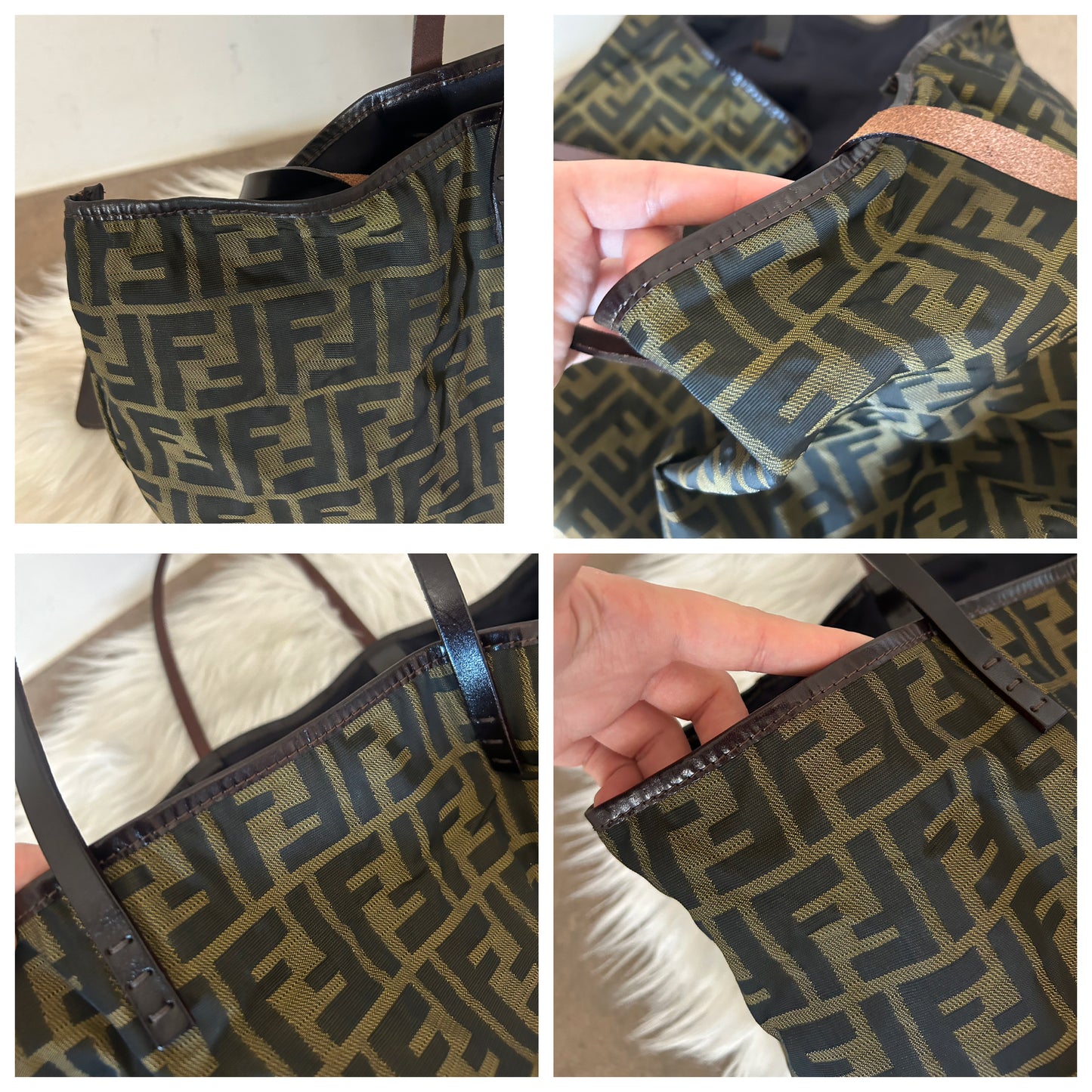 Fendi Roll Bag con pochette zucca