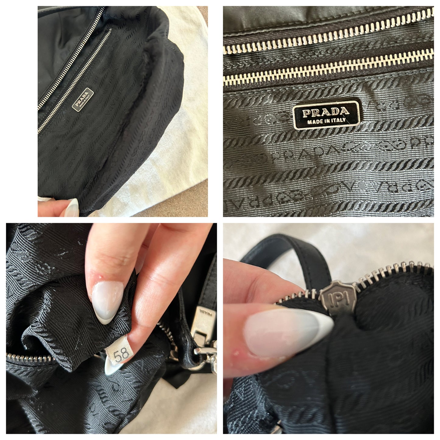 Prada baguette vintage in nylon