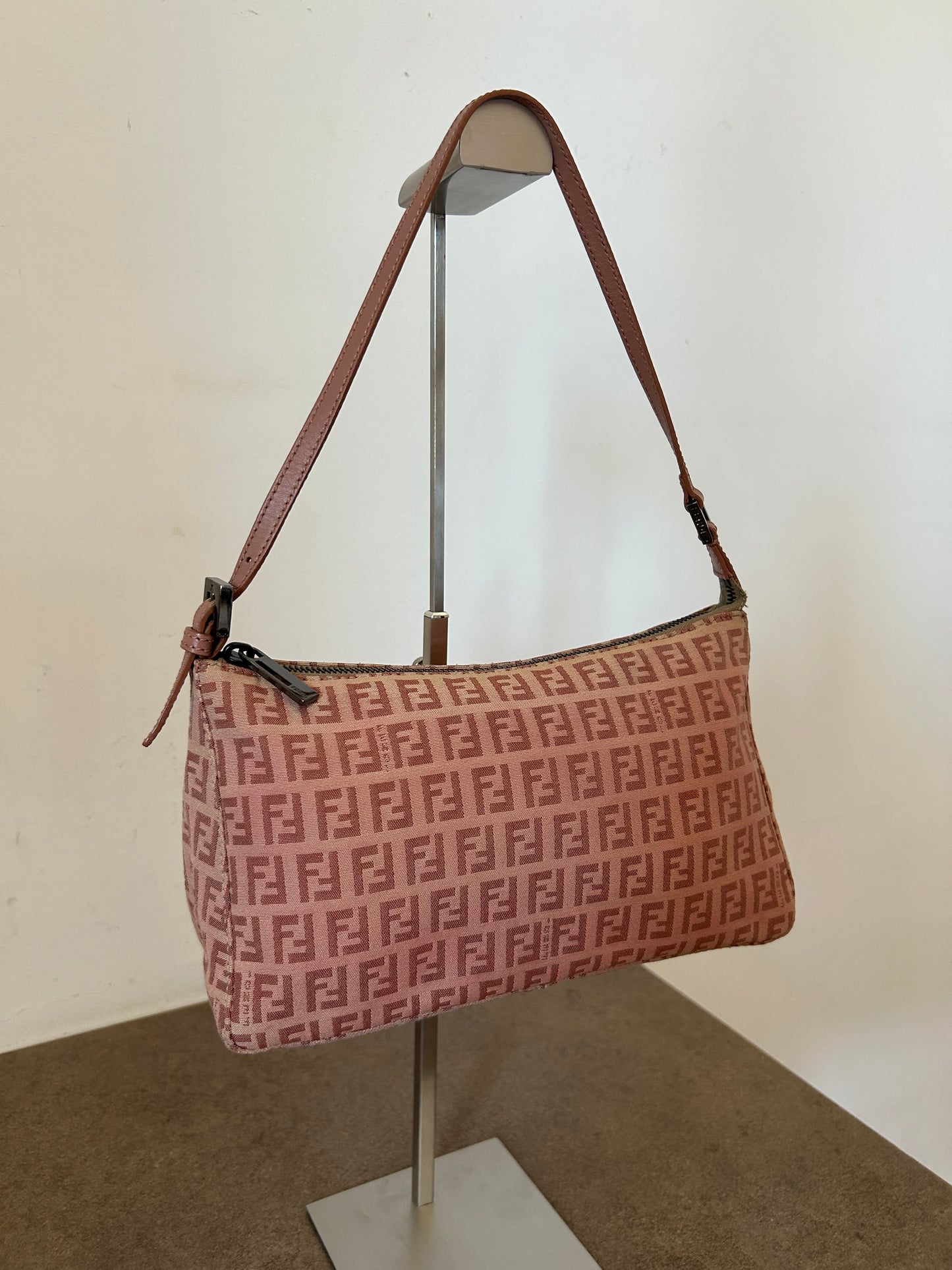 Fendi Baguette Sunset sfumata in monogram zucchino