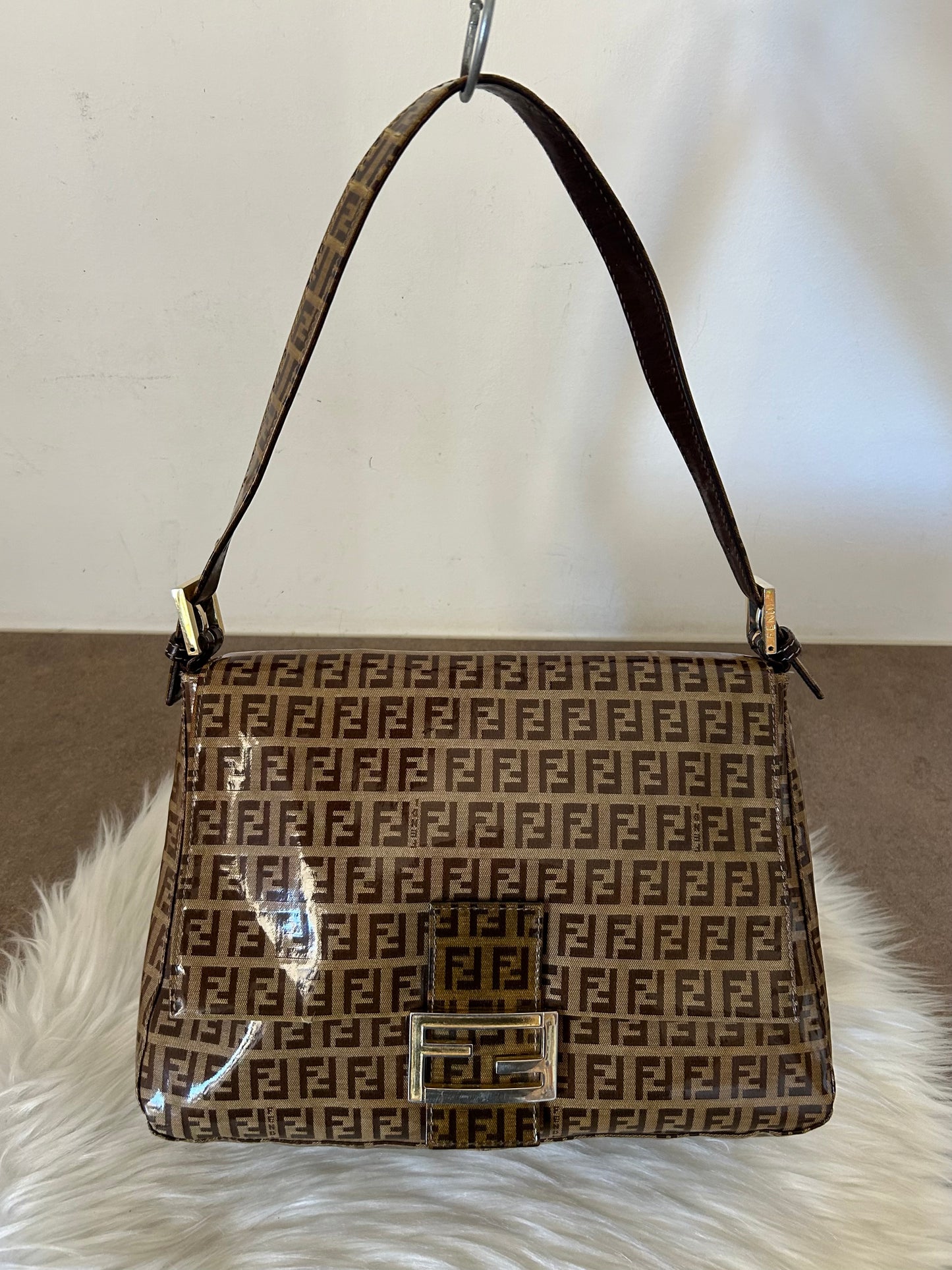 Fendi Mama Baguette monogram zucchino