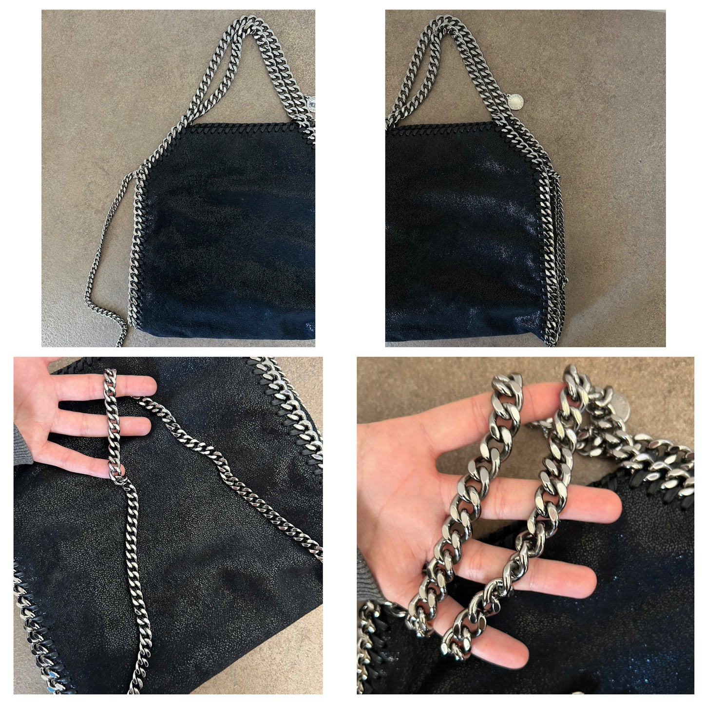 Mini Falabella Stella McCartney a 3 catena nera