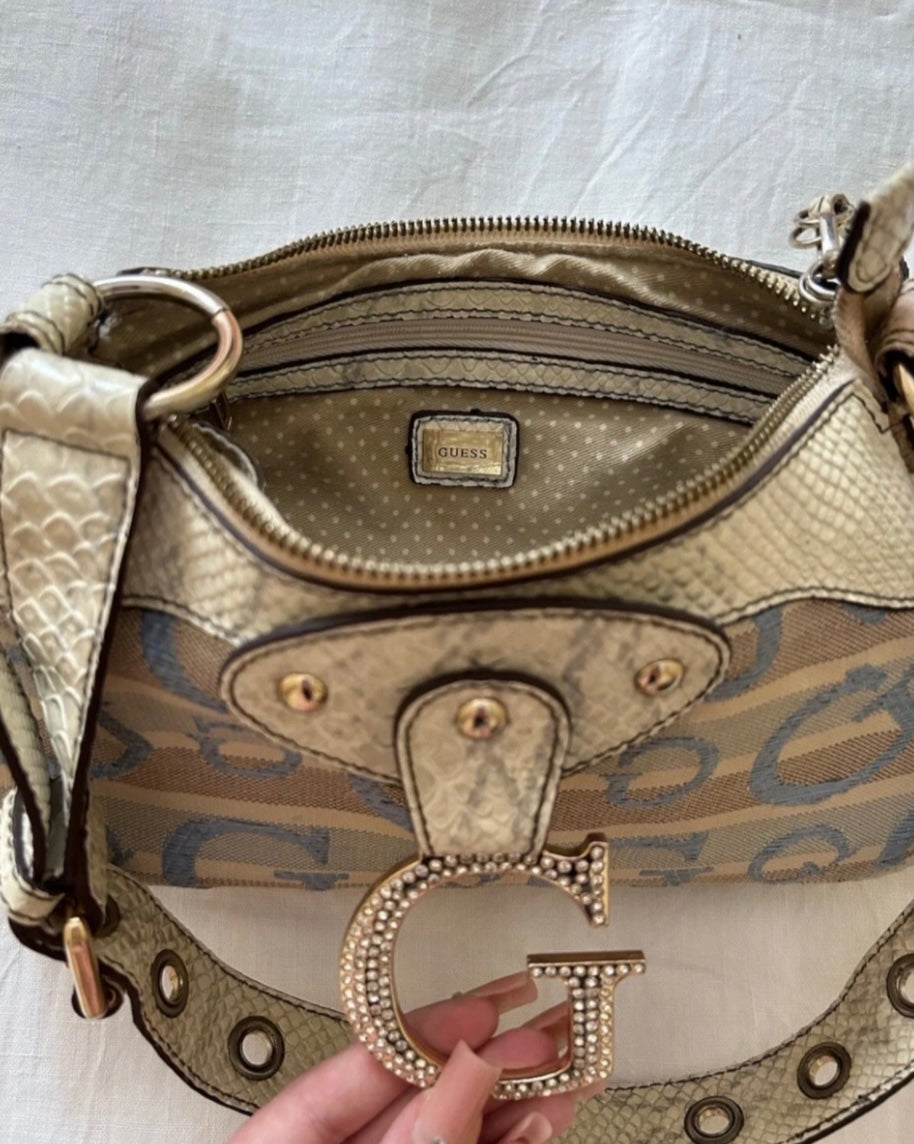 Guess vintage con hardware in Swarovski