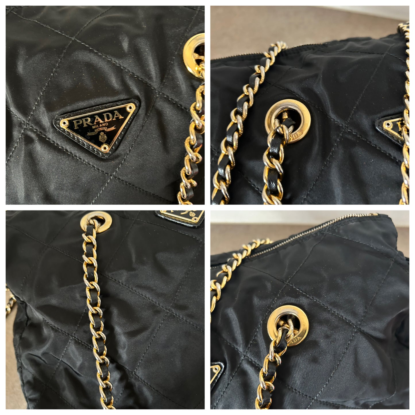 Prada tote bag trapuntata