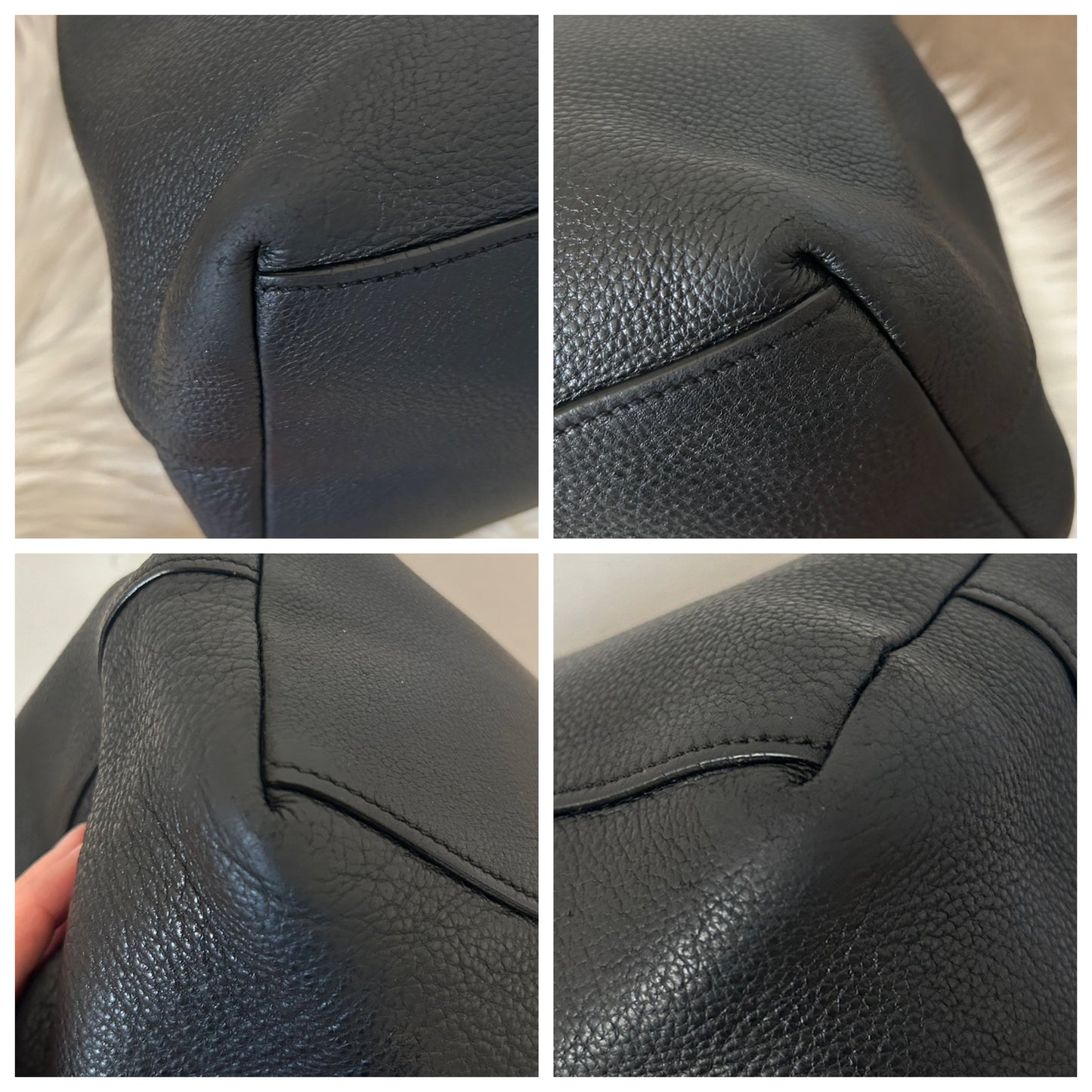 Prada Phoenix in pelle nera di vitello