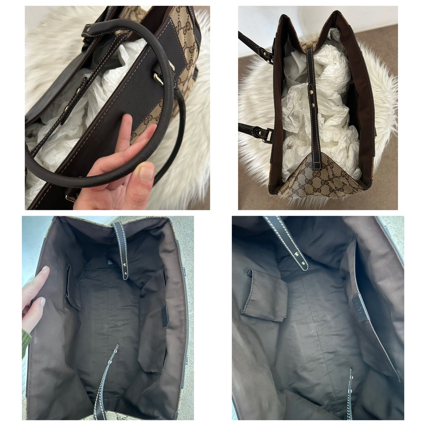 Gucci tote in monogram
