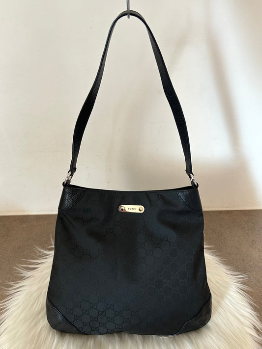 Gucci tote in monogram nera