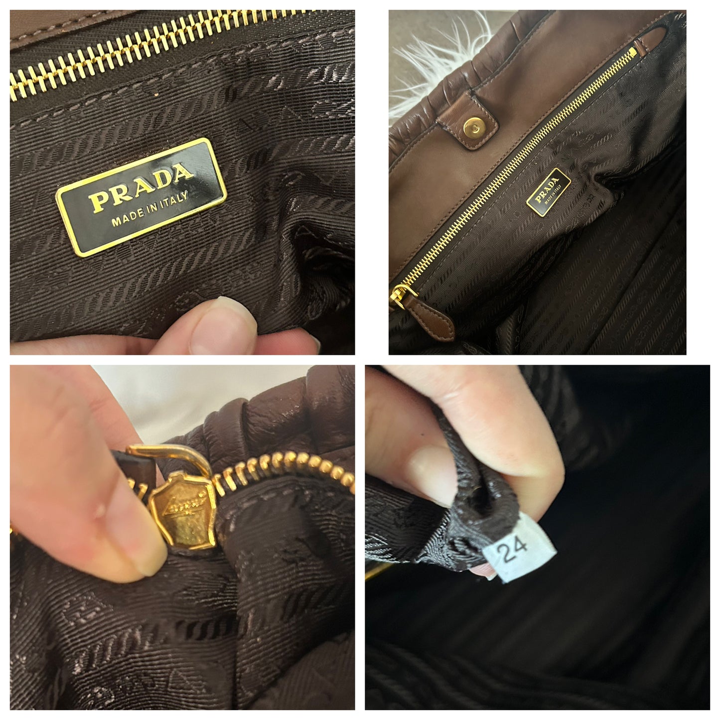 Prada Nappa Gaufrè tote