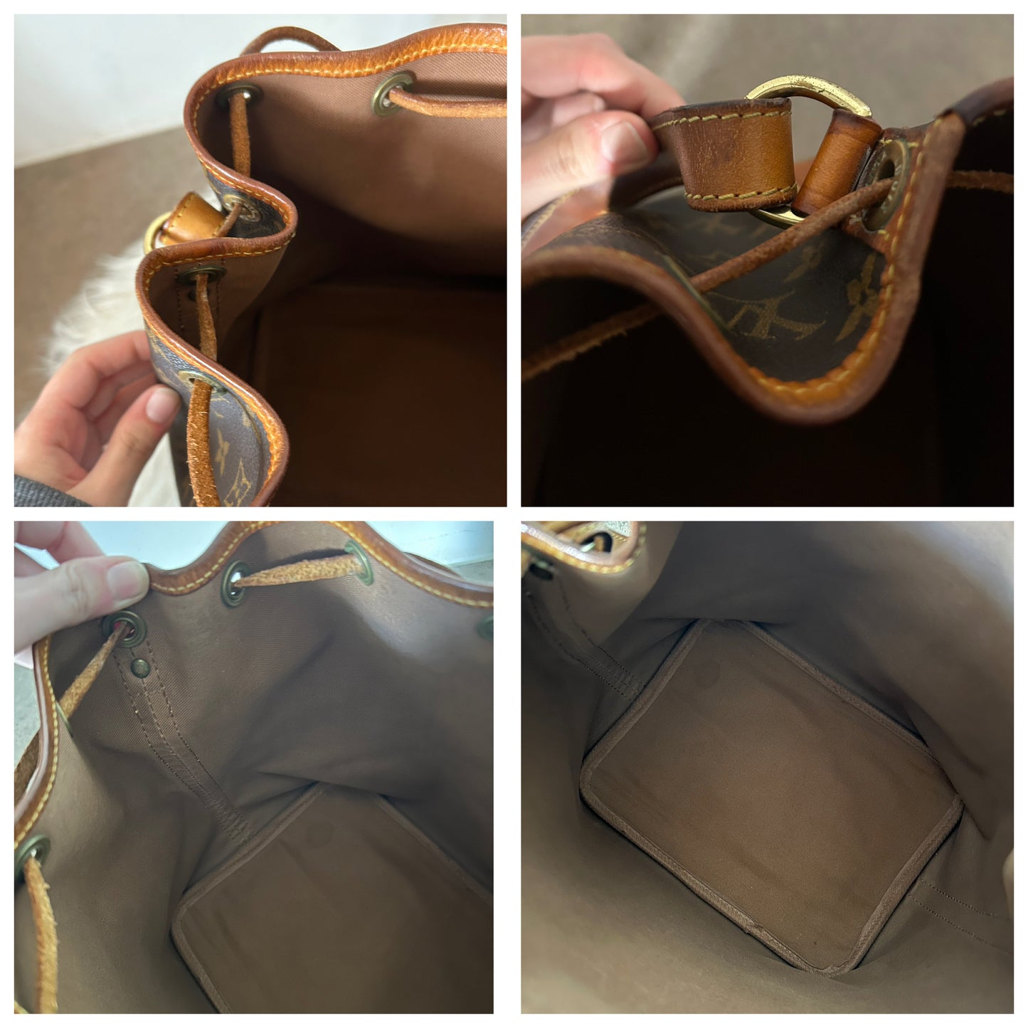 Secchiello Noé Louis Vuitton in monogram vintage